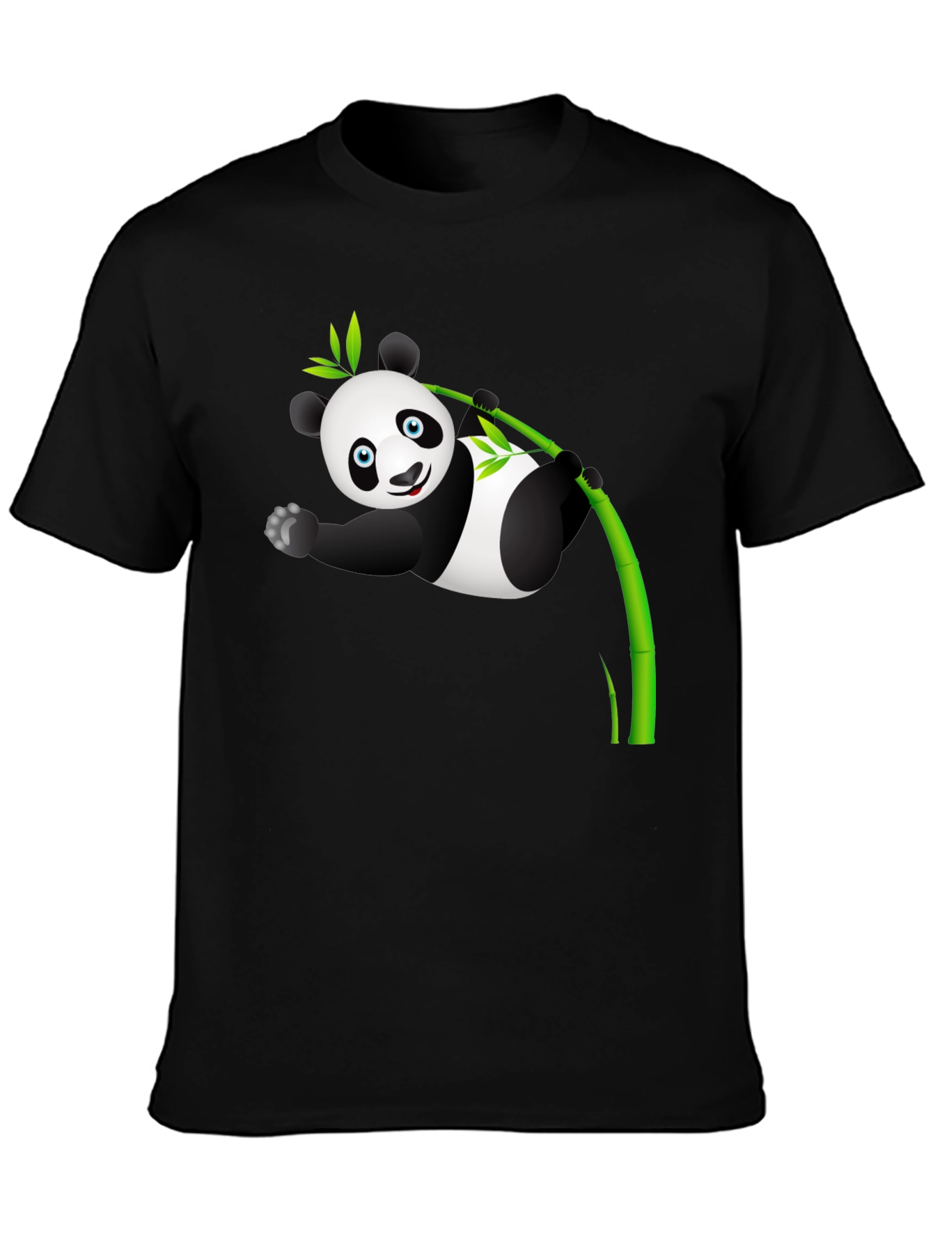 Panda Bamboo T-Shirt - Cute Cartoon Design
