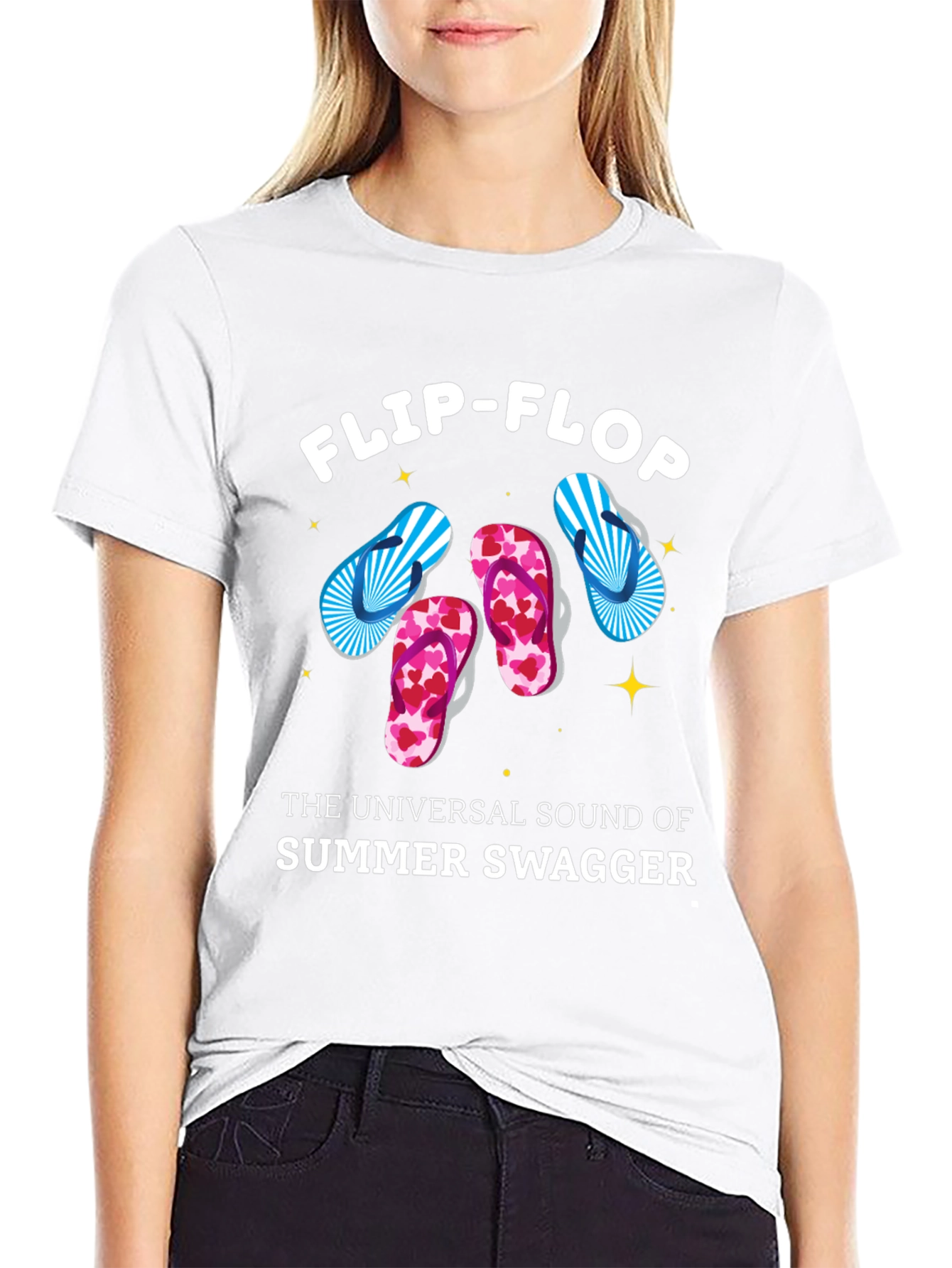 Flip-Flop Summer Swagger Graphic Tee