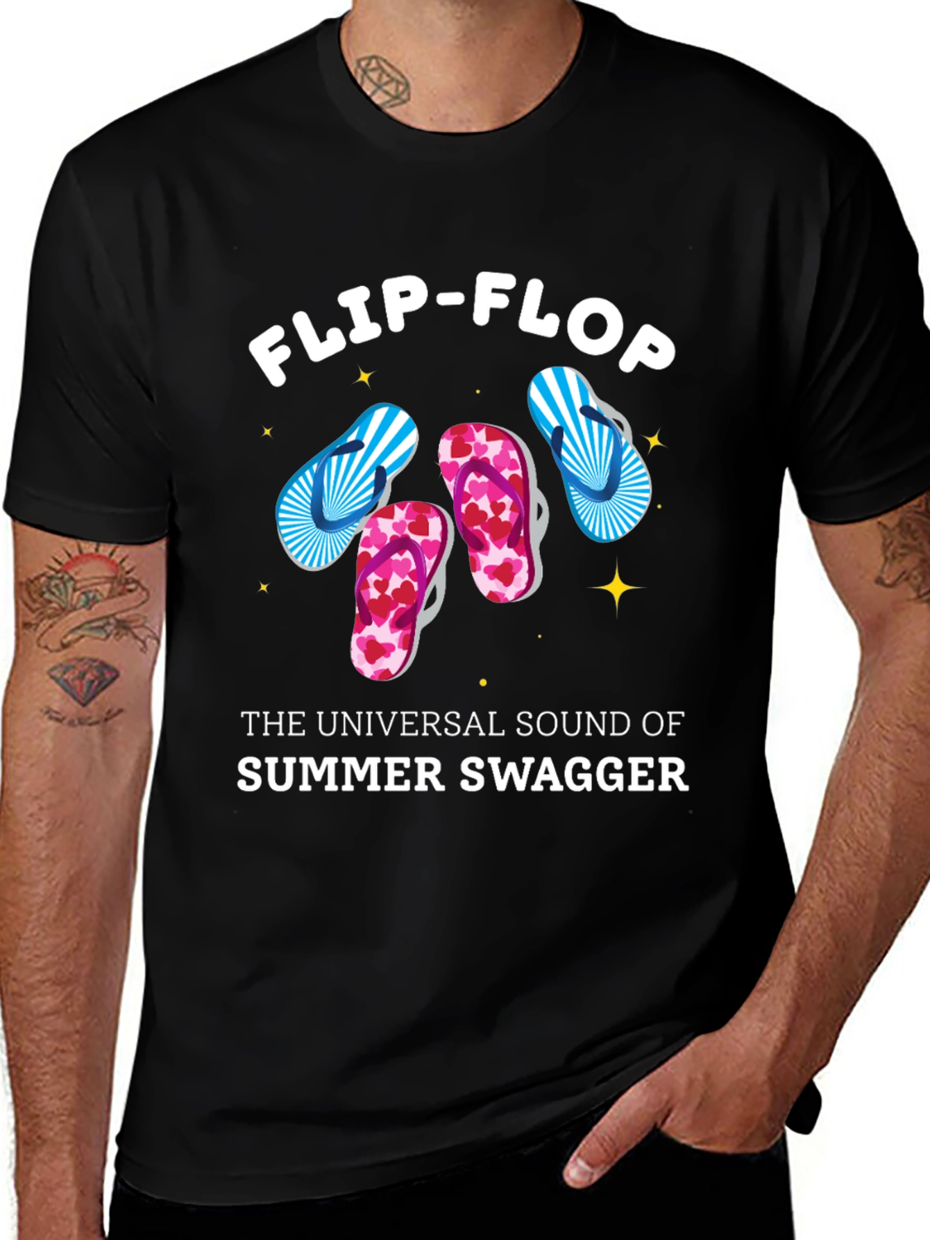 Flip-Flop Summer Swagger Graphic Tee