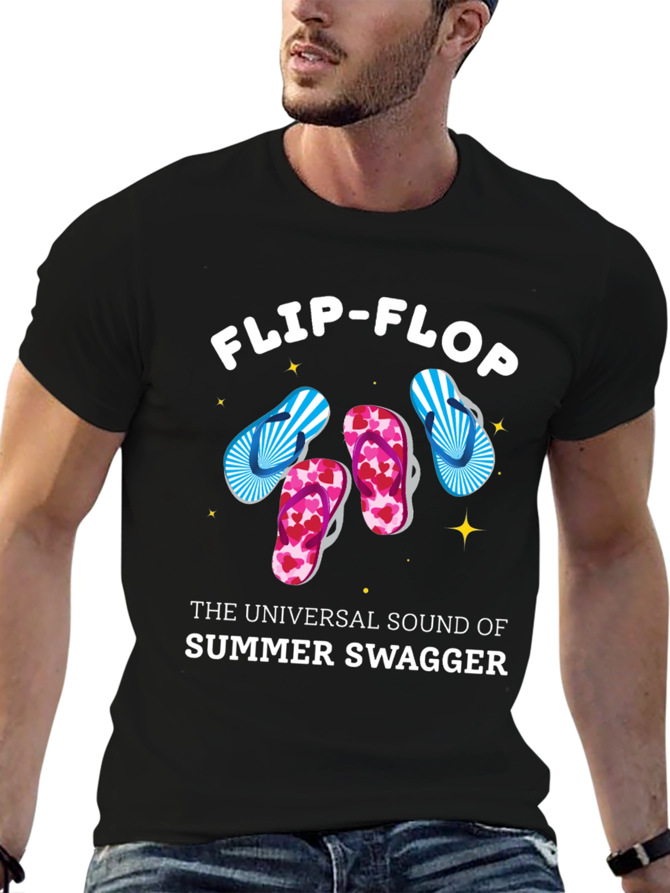 Flip-Flop Summer Swagger Graphic Tee