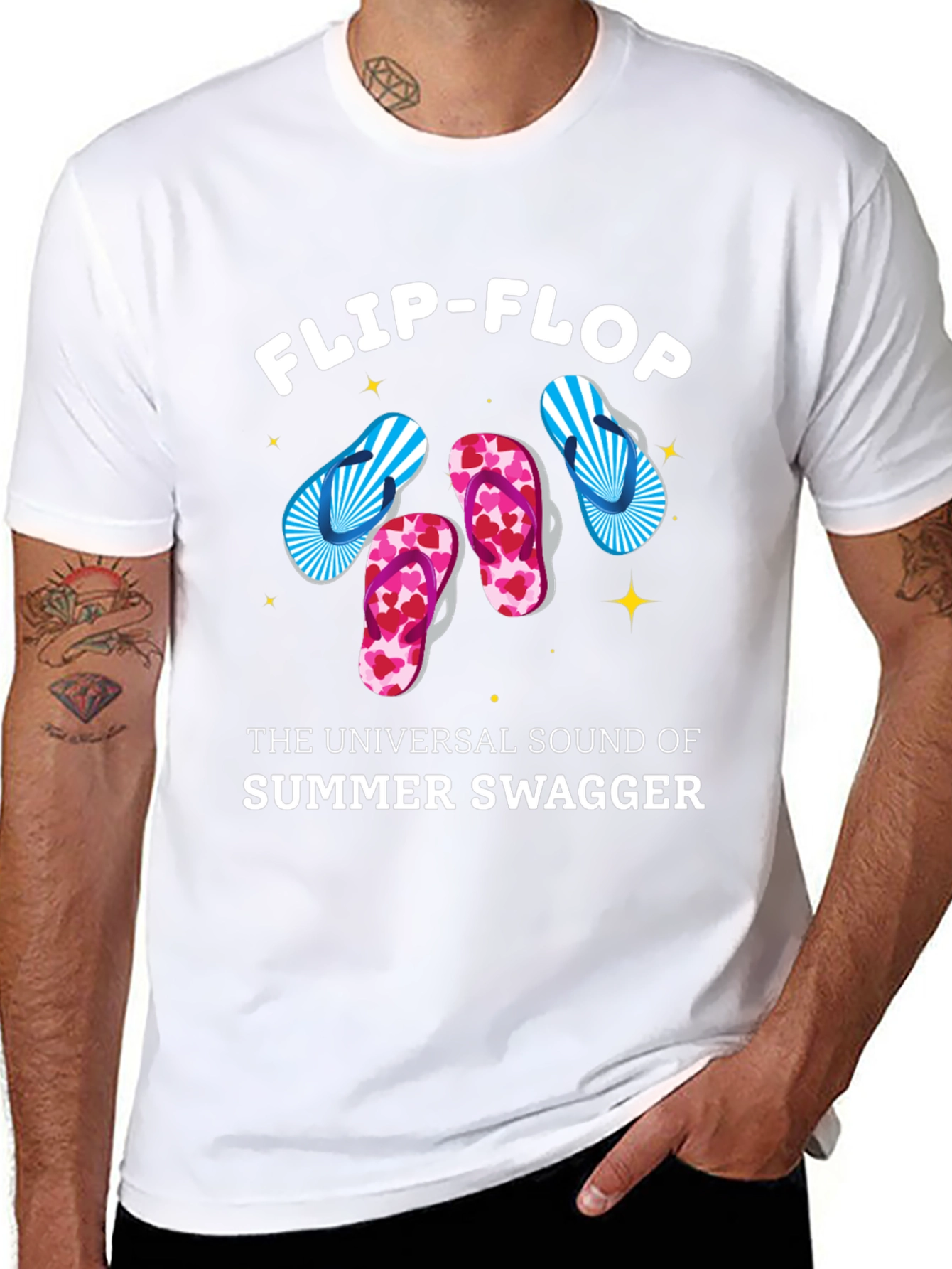 Flip-Flop Summer Swagger Graphic Tee