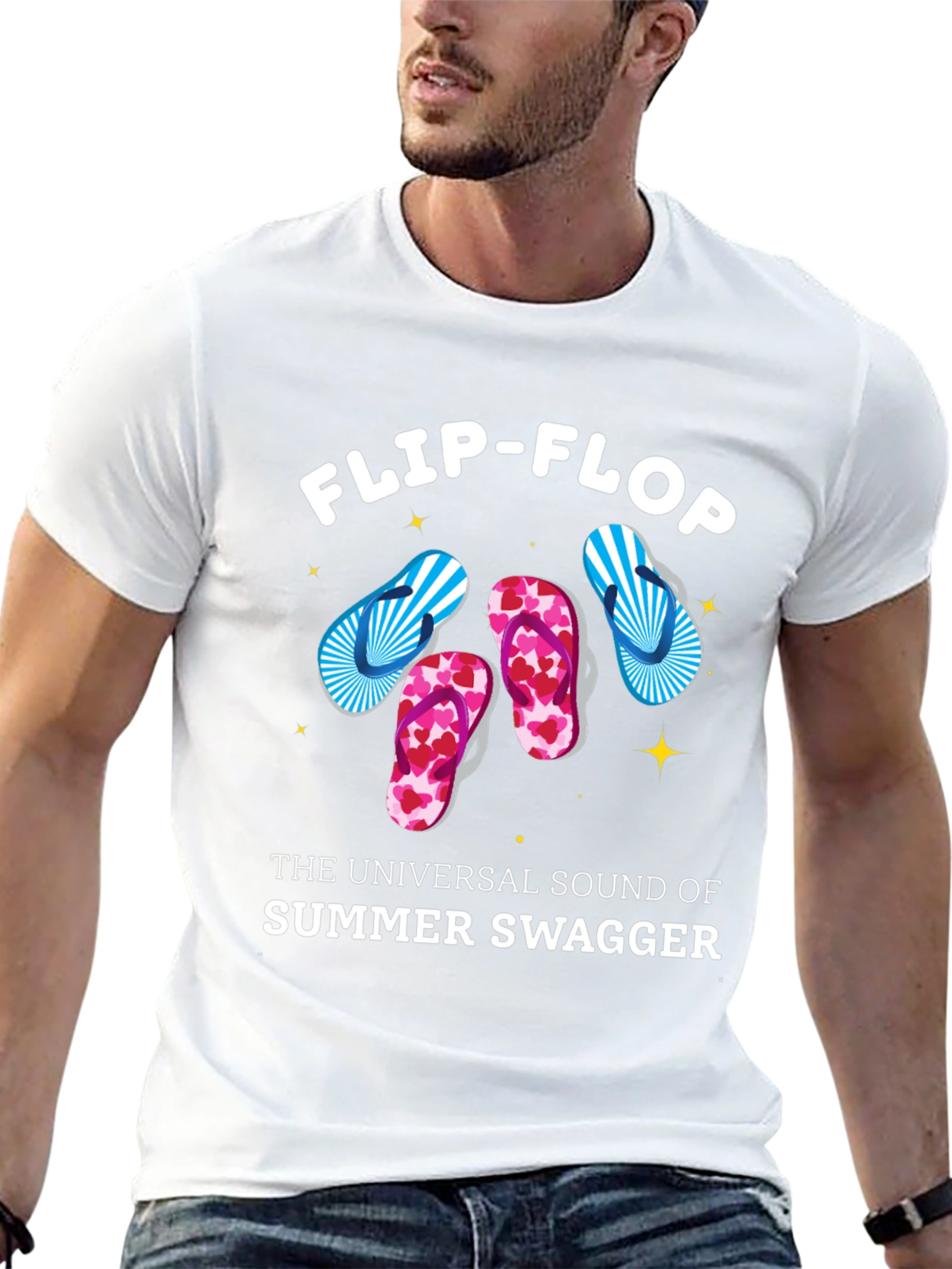 Flip-Flop Summer Swagger Graphic Tee