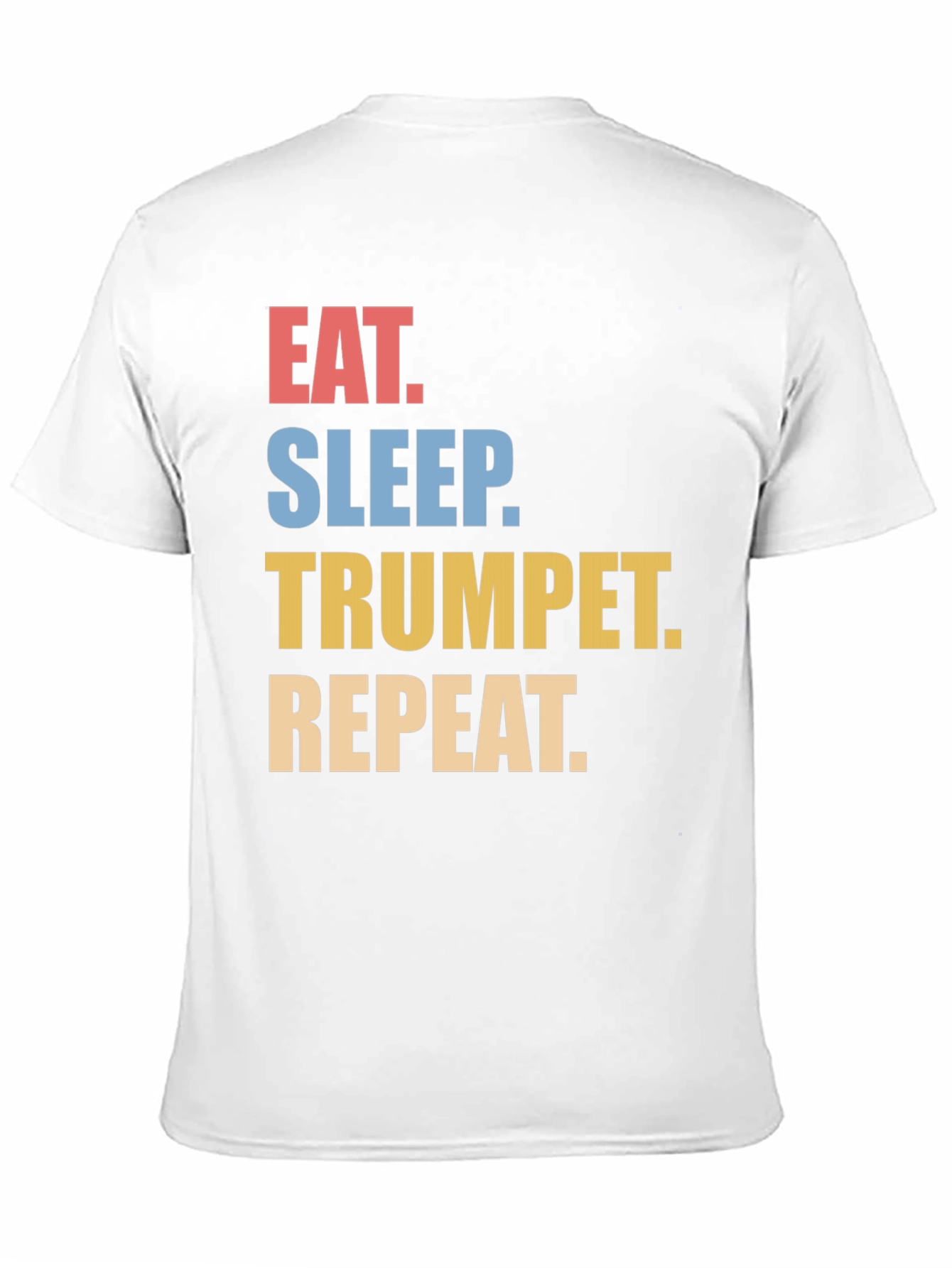 Eat Sleep Trumpet Repeat Graphic T-Shirt