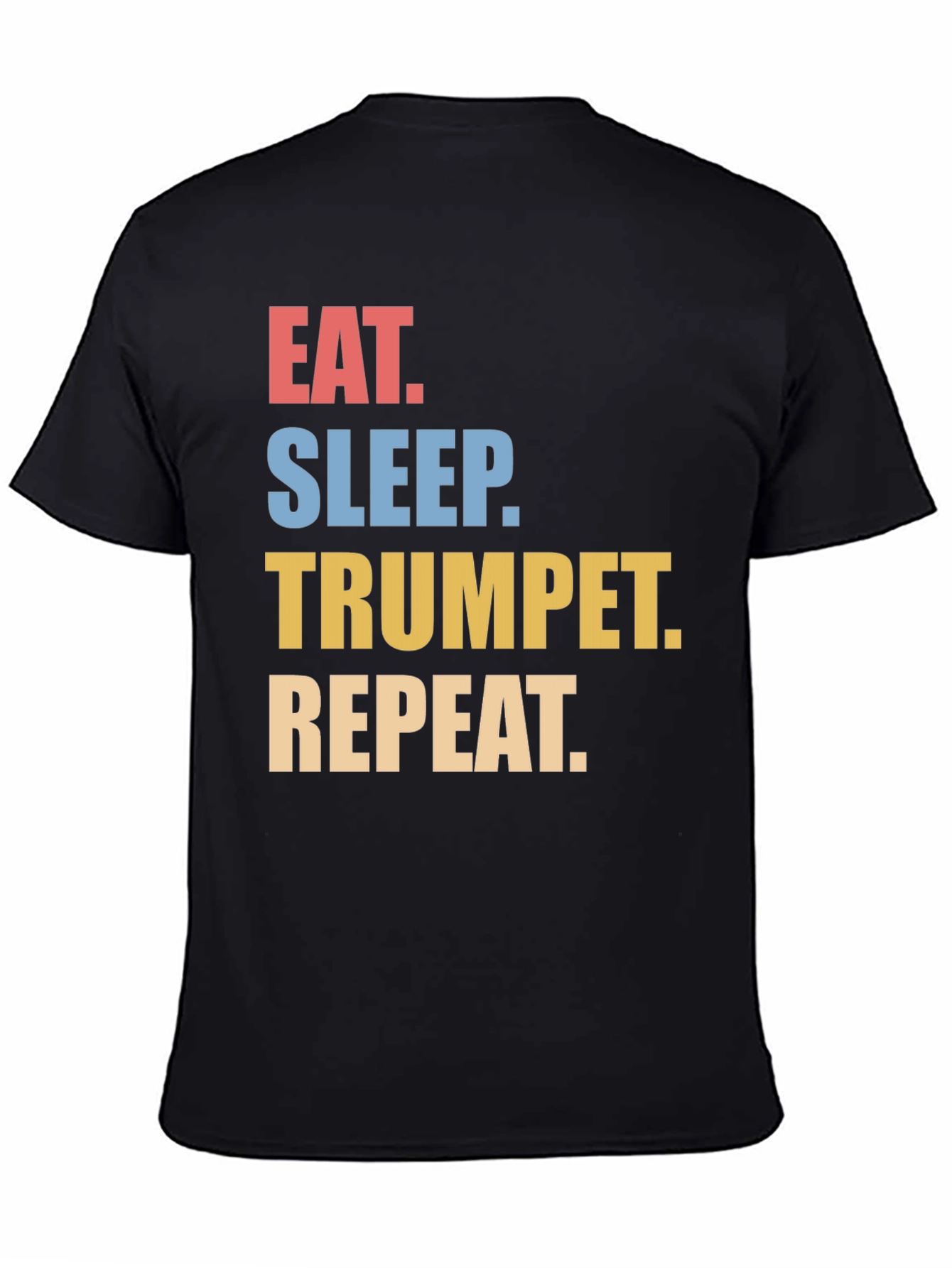 Eat Sleep Trumpet Repeat Graphic T-Shirt