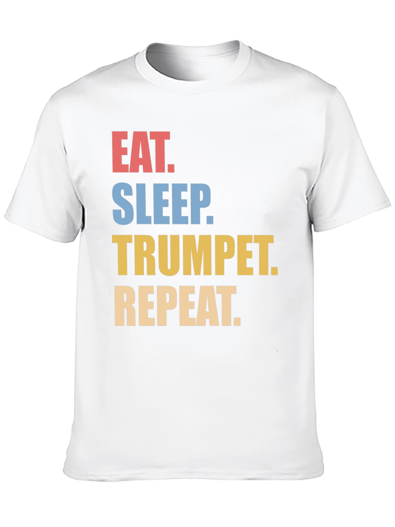 Eat Sleep Trumpet Repeat Graphic T-Shirt