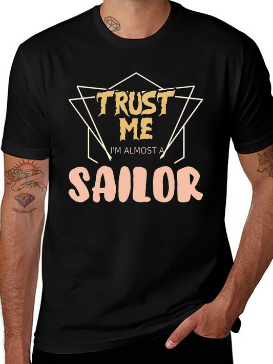 Trust Me Sailor T-Shirt | Black