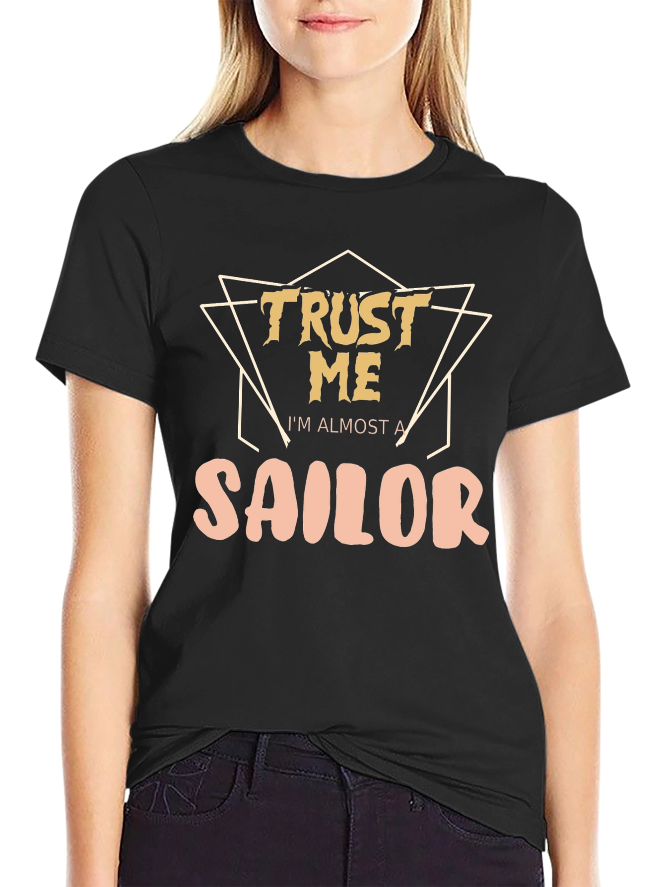 Trust Me Sailor T-Shirt | Black
