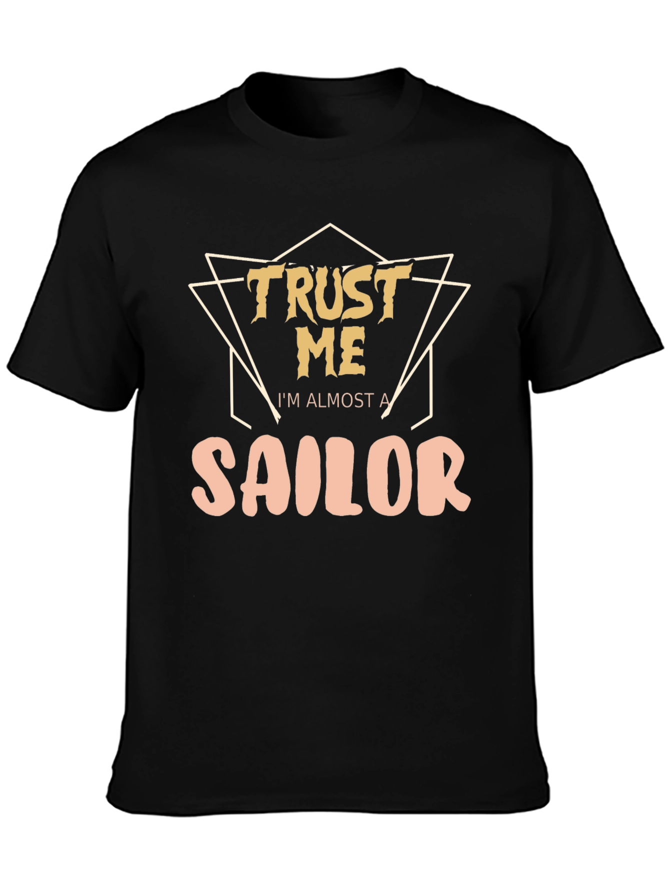 Trust Me Sailor T-Shirt | Black