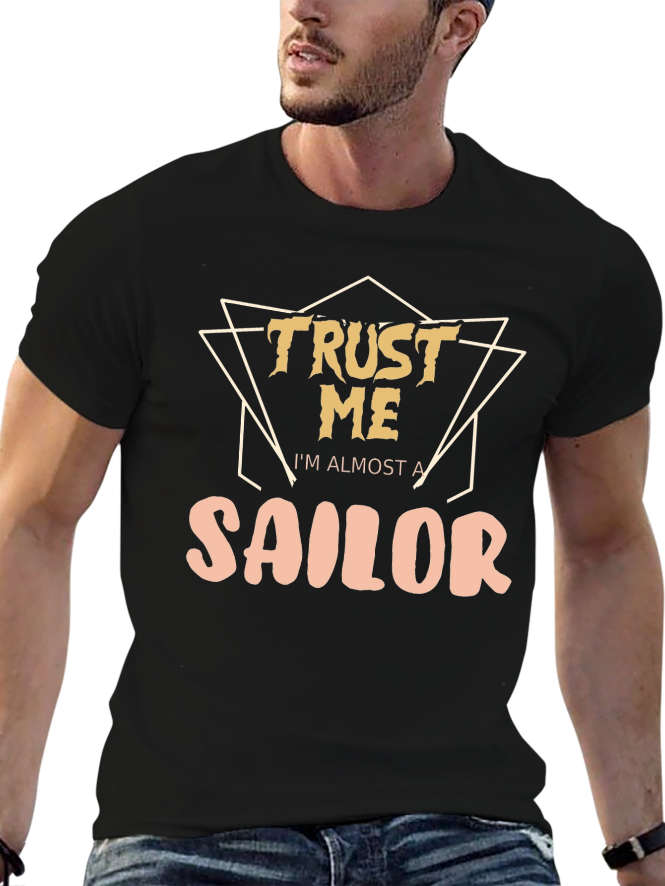 Trust Me Sailor T-Shirt | Black