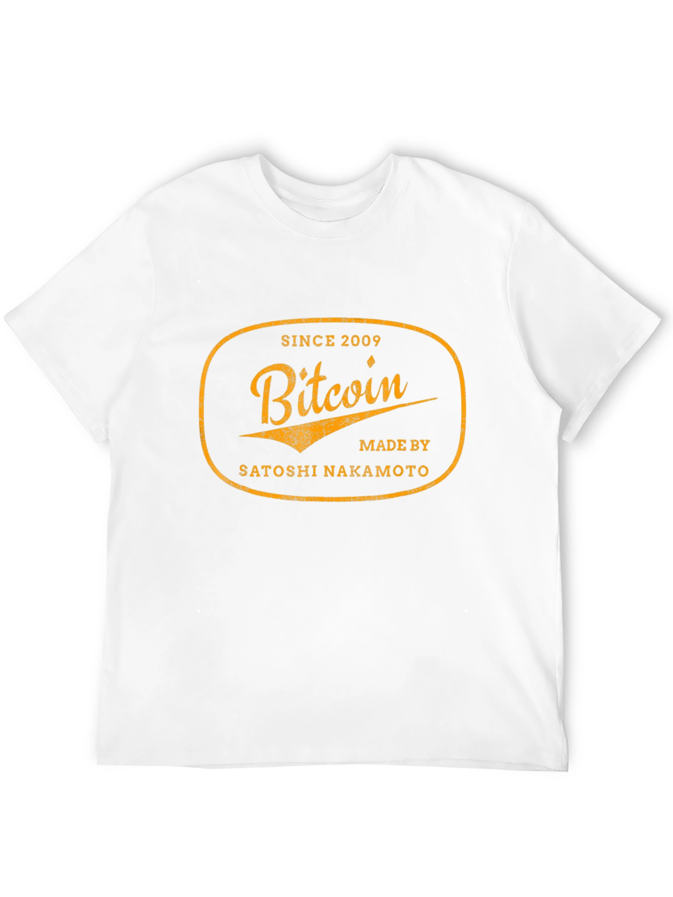 Bitcoin Satoshi Nakamoto Since 2009 Black T-Shirt