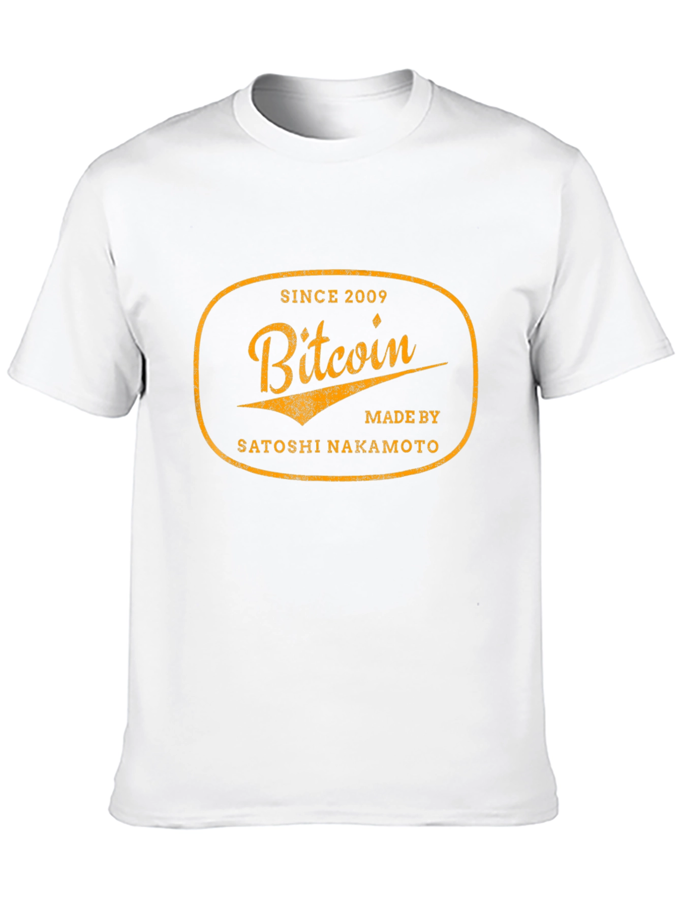 Bitcoin Satoshi Nakamoto Since 2009 Black T-Shirt