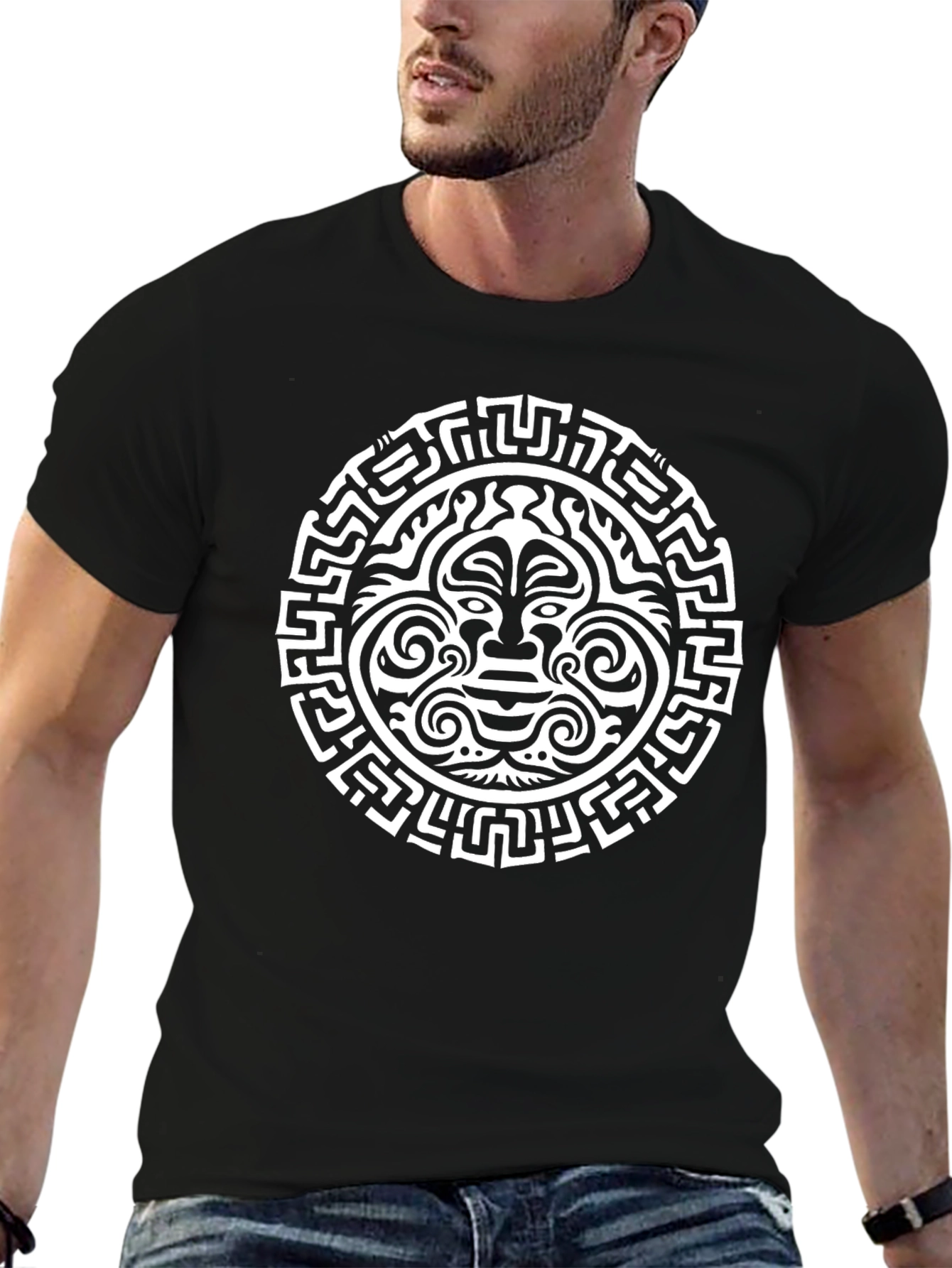 Tribal Mask Graphic Tee