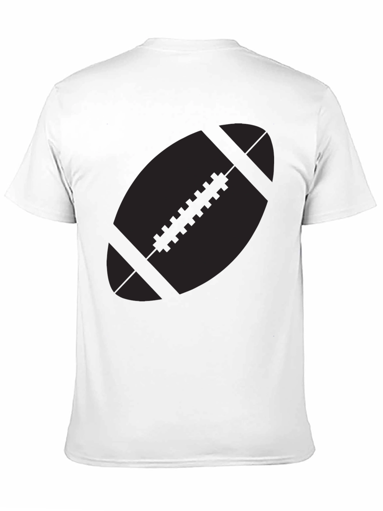 Football Graphic Black T-Shirt