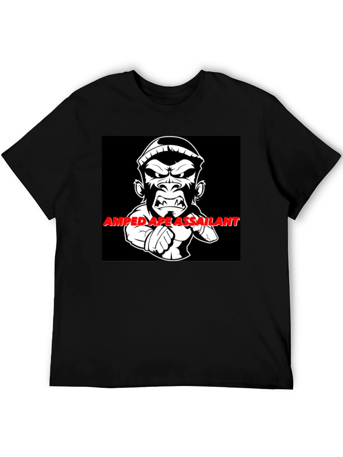 Amped Ape Graphic T-Shirt - Black