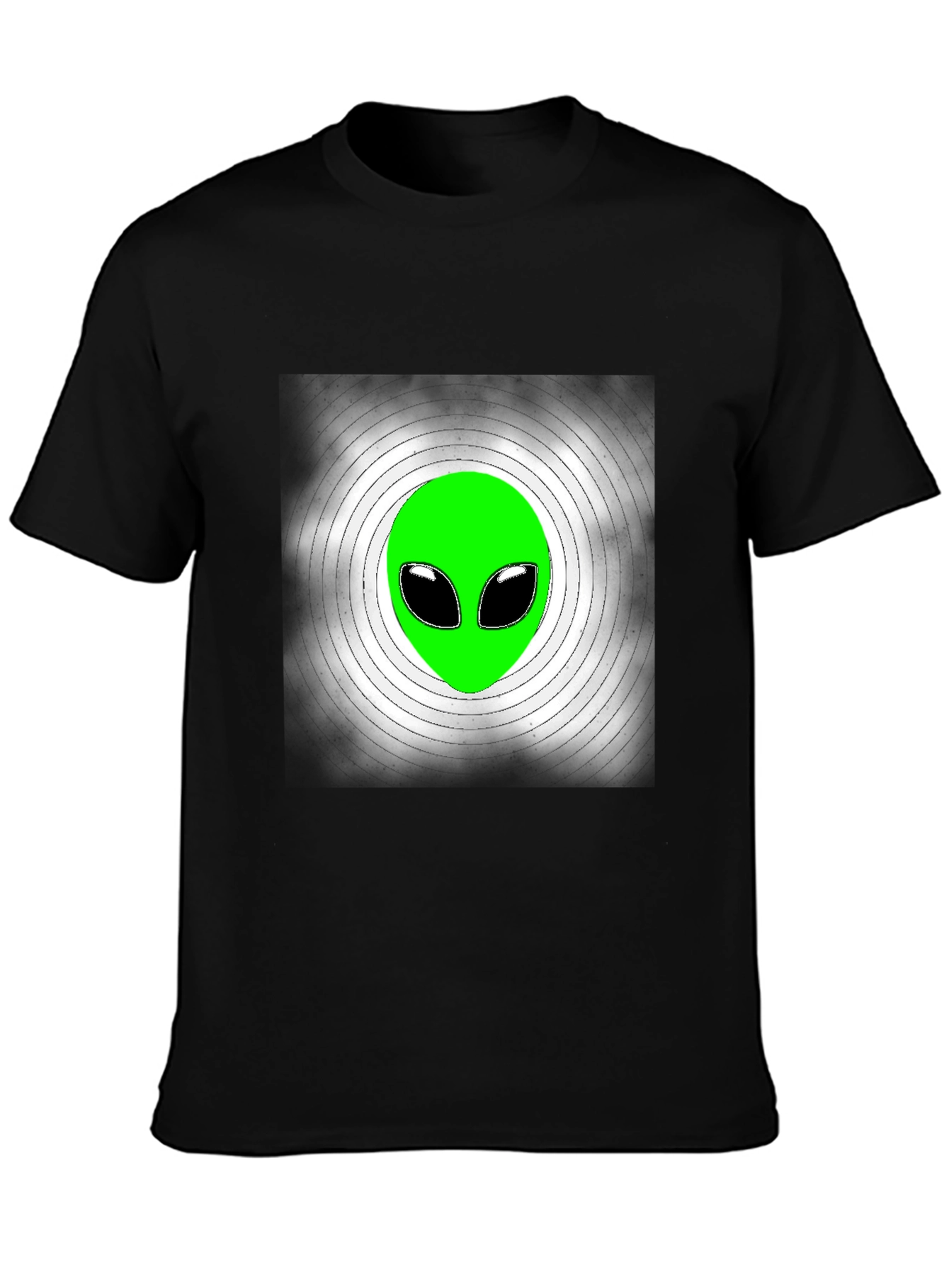 Alien Head Graphic T-Shirt - Sci-Fi Style