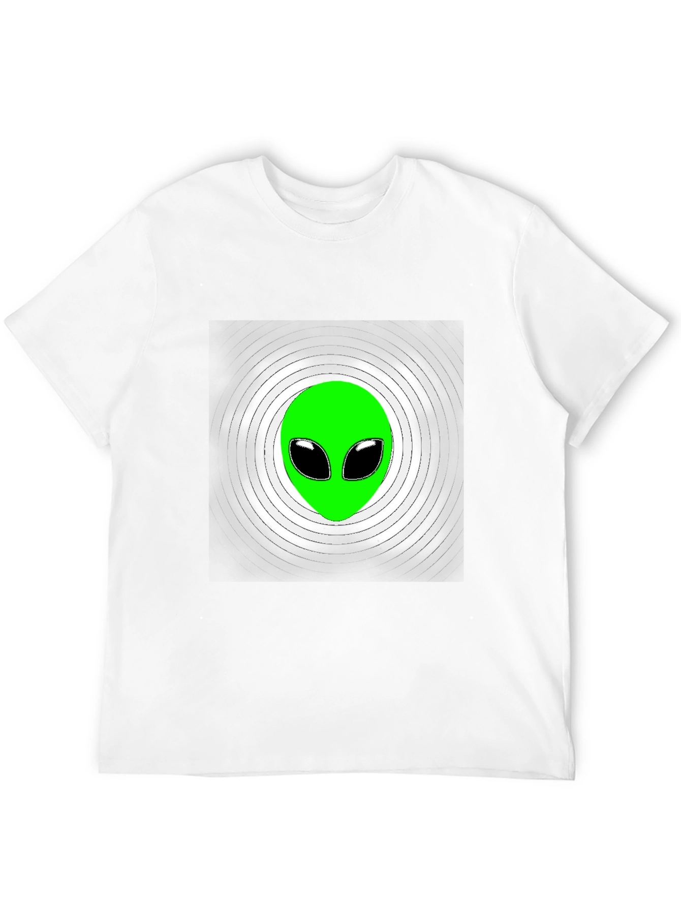 Alien Head Graphic T-Shirt - Sci-Fi Style