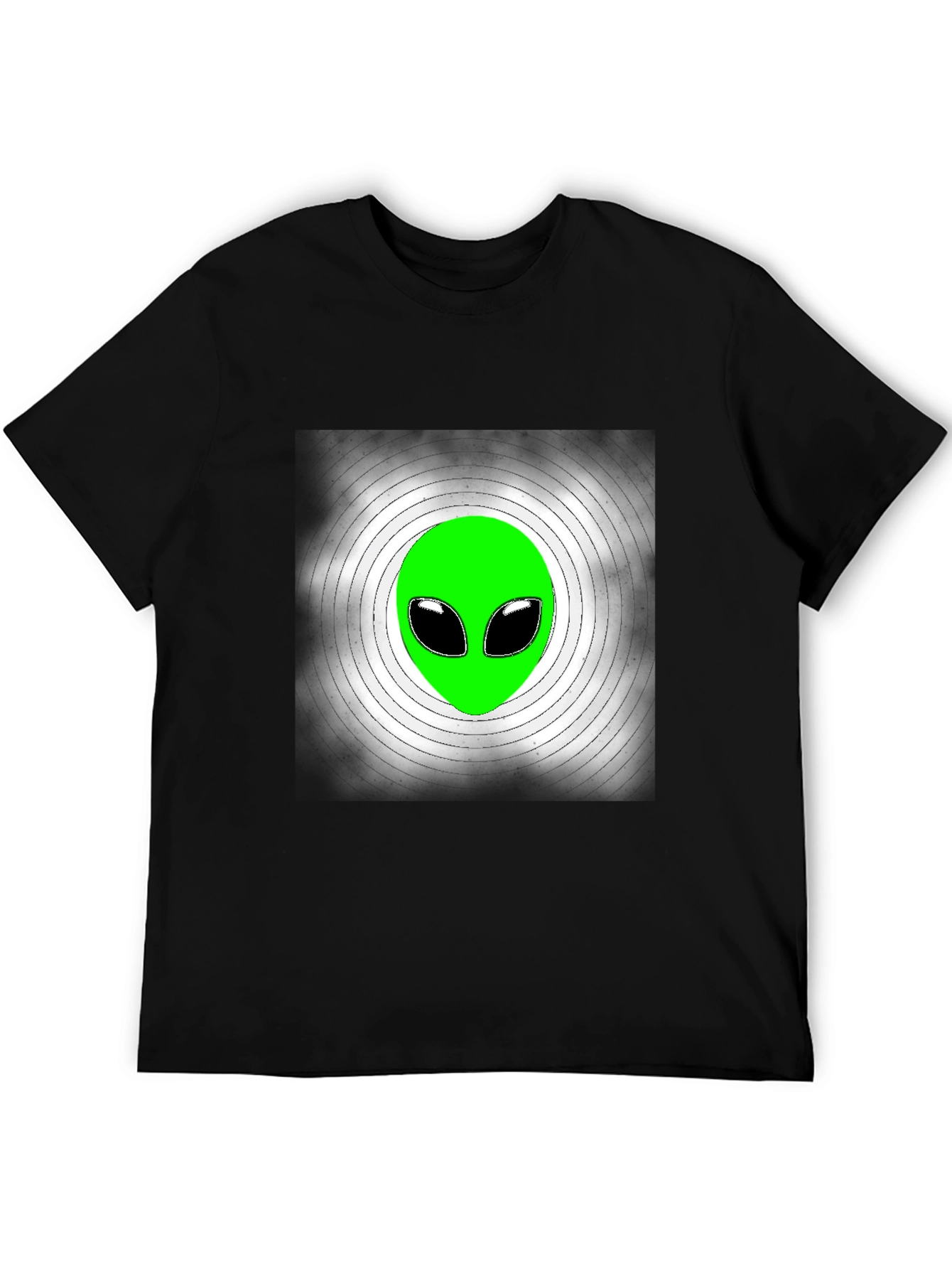 Alien Head Graphic T-Shirt - Sci-Fi Style
