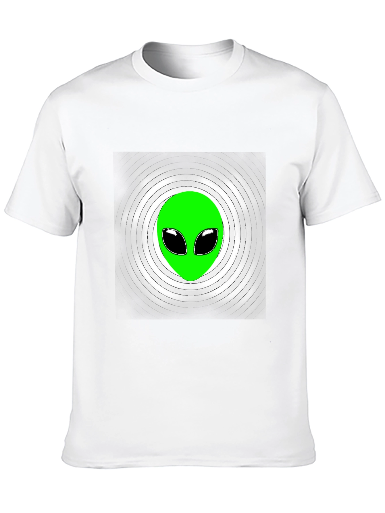 Alien Head Graphic T-Shirt - Sci-Fi Style