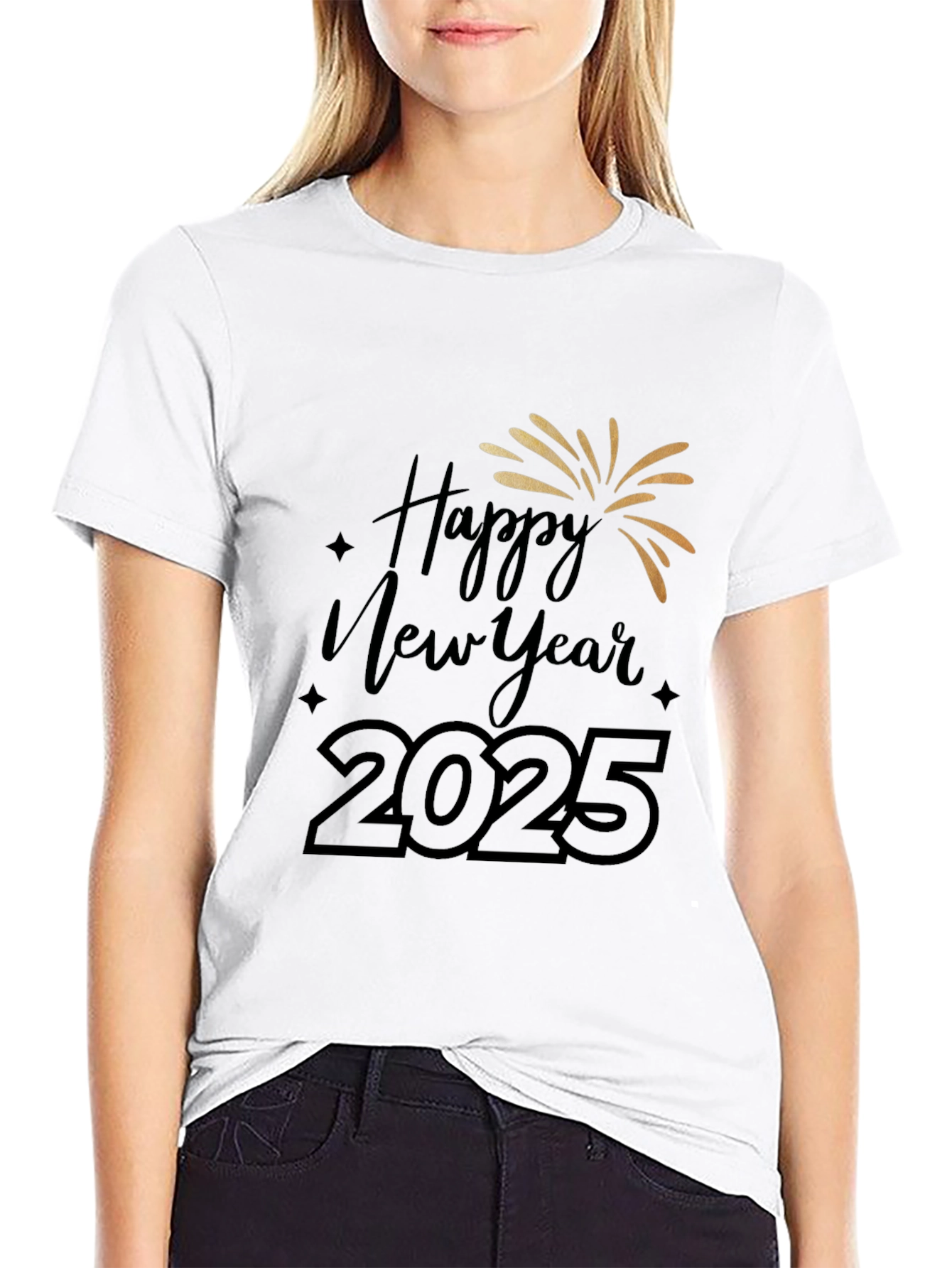 Happy New Year 2025 Graphic Tee