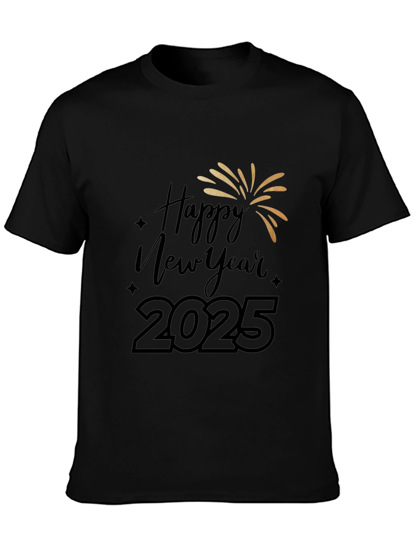 Happy New Year 2025 Graphic Tee