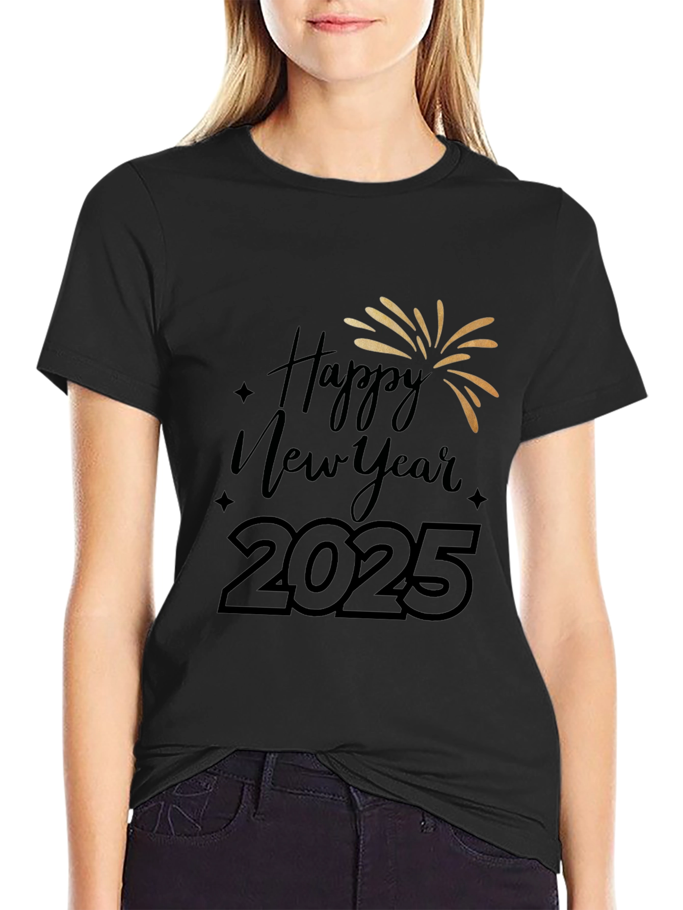Happy New Year 2025 Graphic Tee