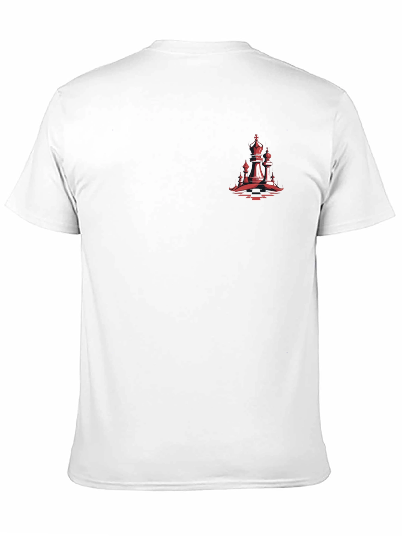 Chess Piece Graphic Tee - Stylish Black T-Shirt