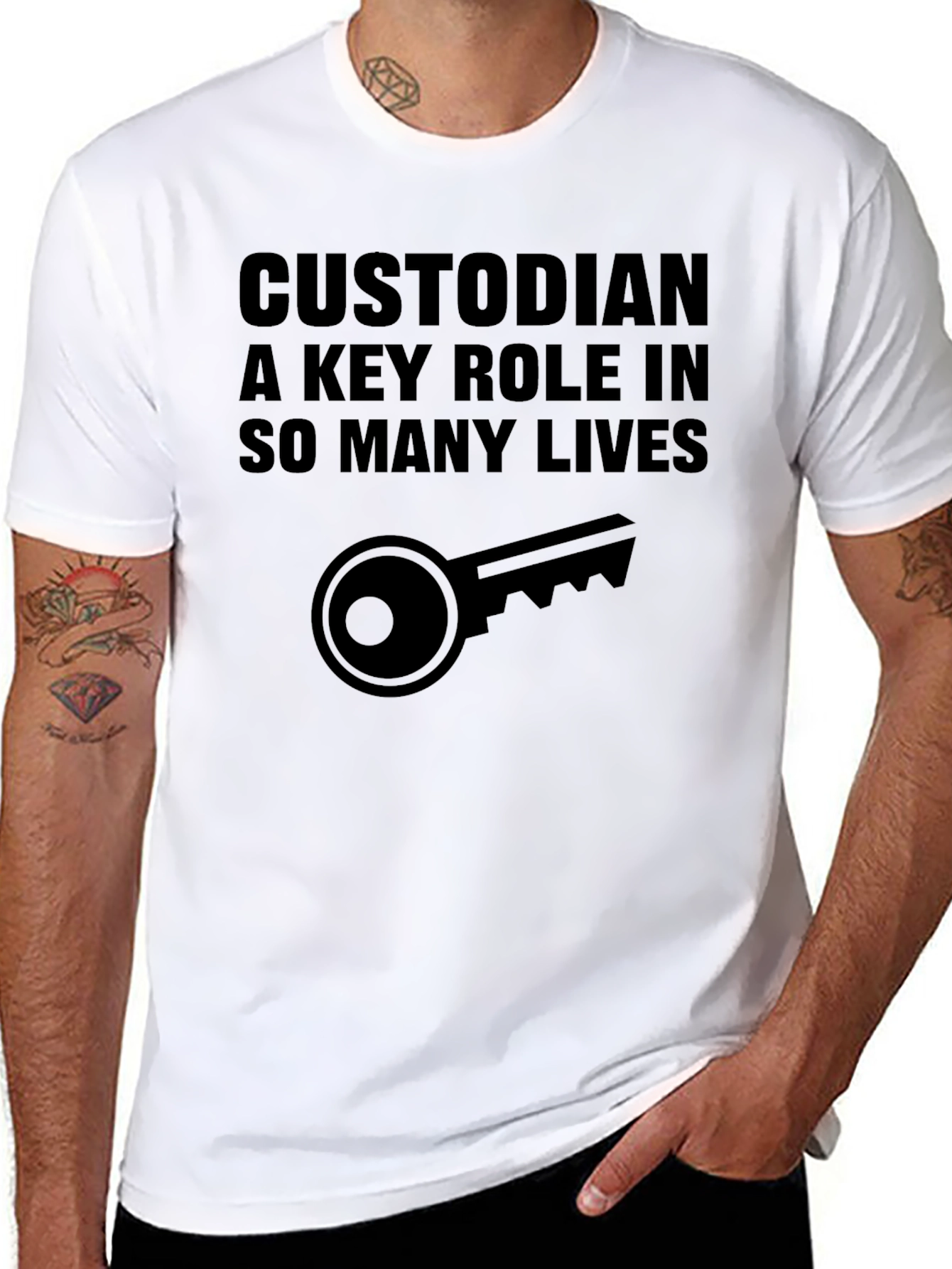 Custodian Key Role T-Shirt
