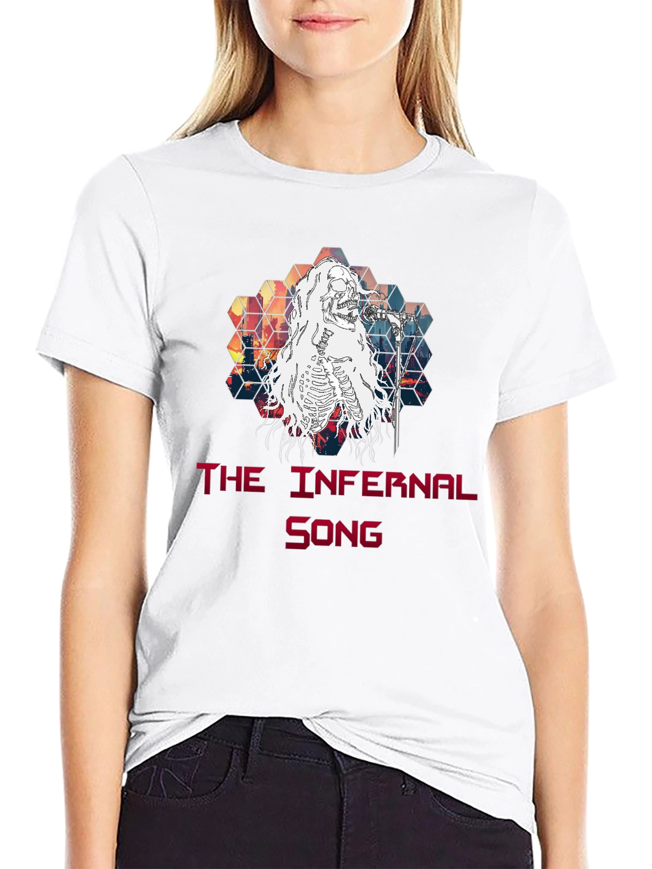 The Infernal Song Skeleton Graphic T-Shirt