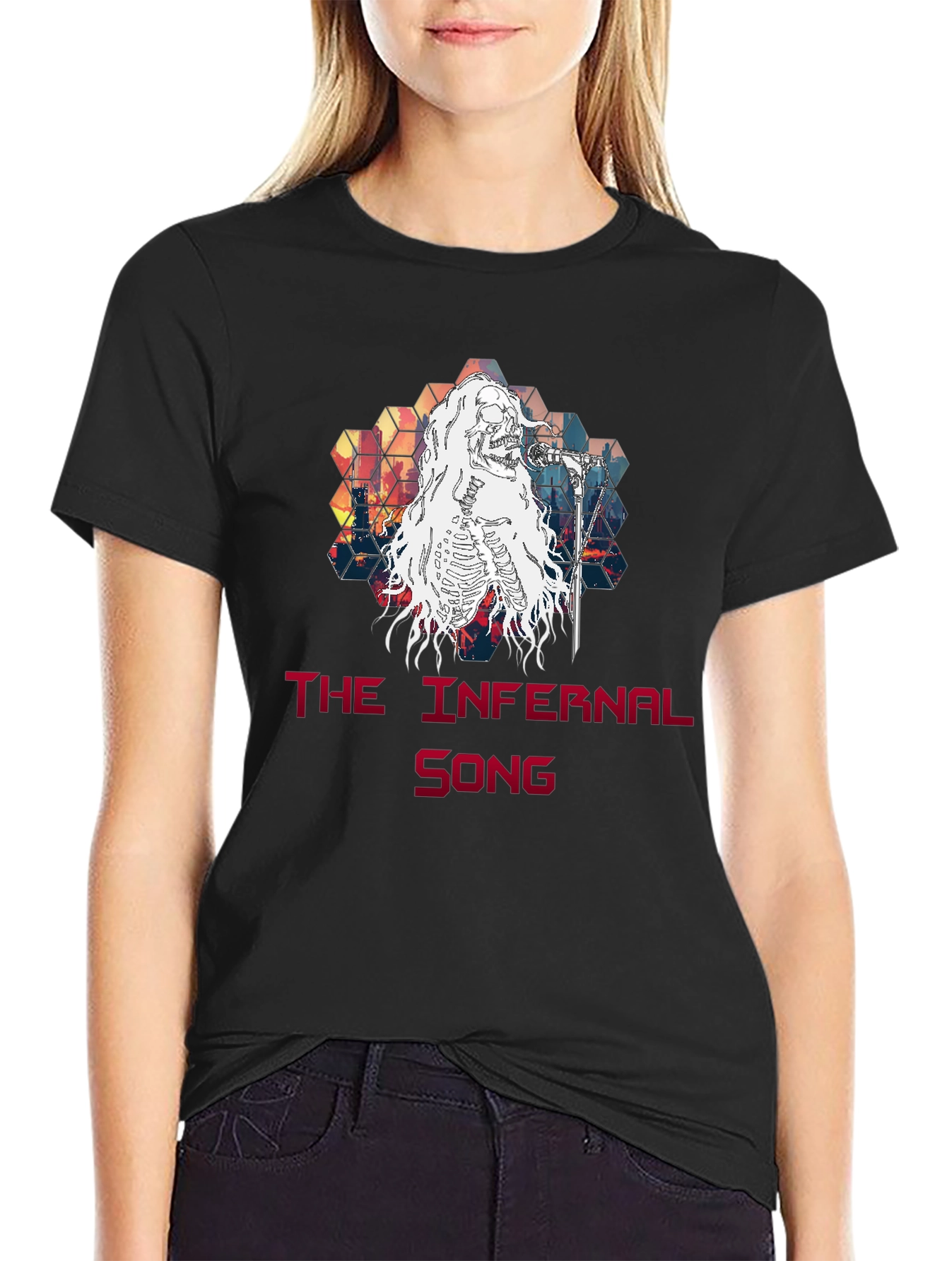 The Infernal Song Skeleton Graphic T-Shirt