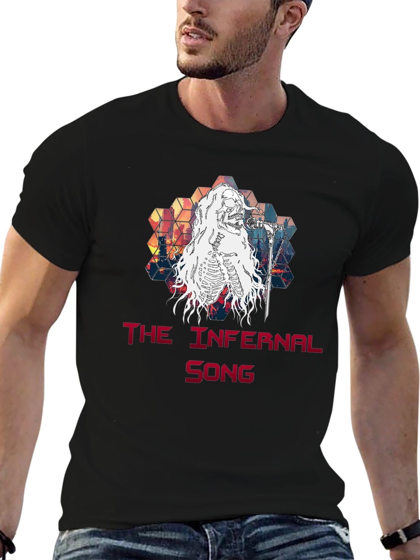 The Infernal Song Skeleton Graphic T-Shirt