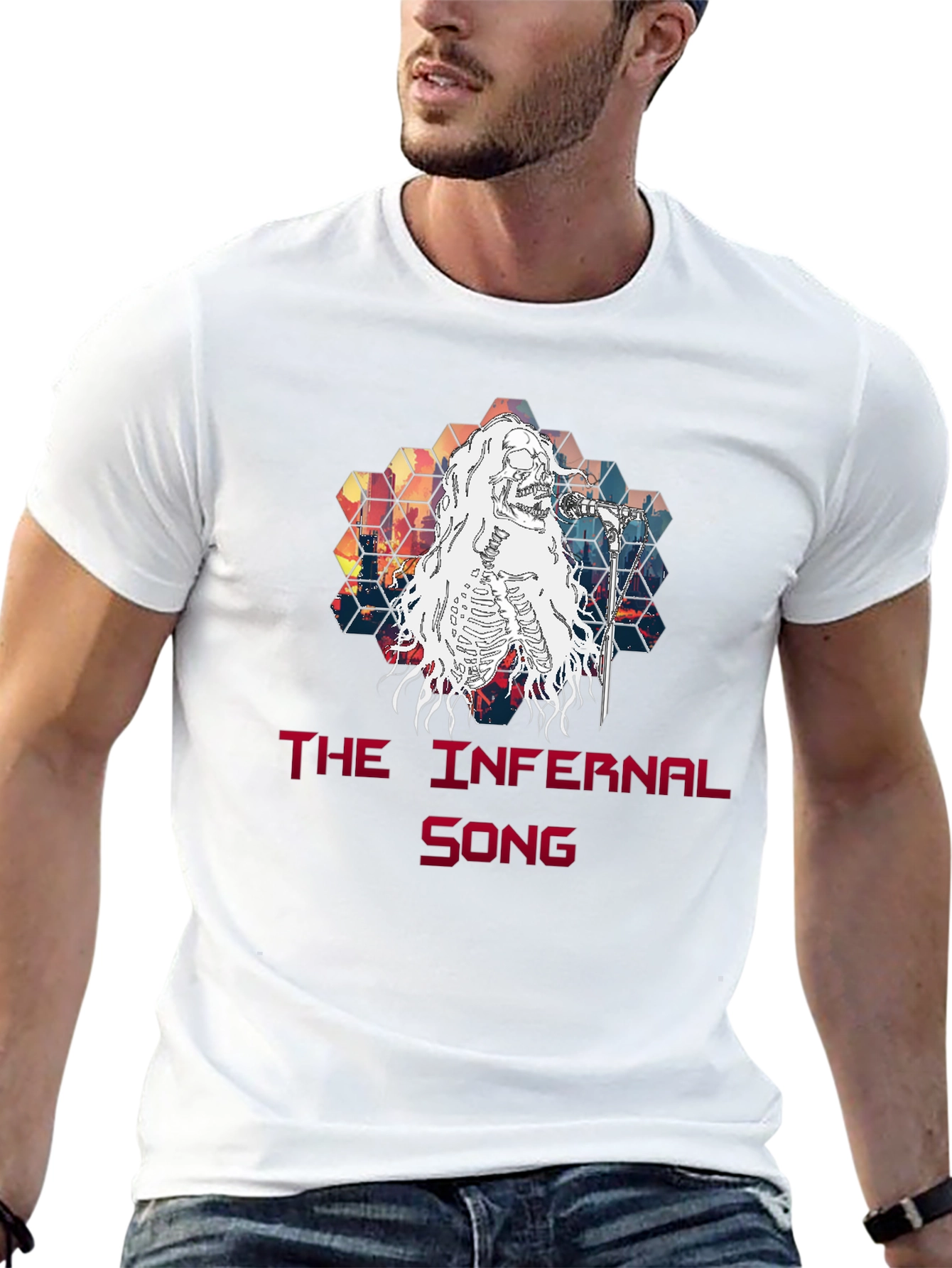 The Infernal Song Skeleton Graphic T-Shirt
