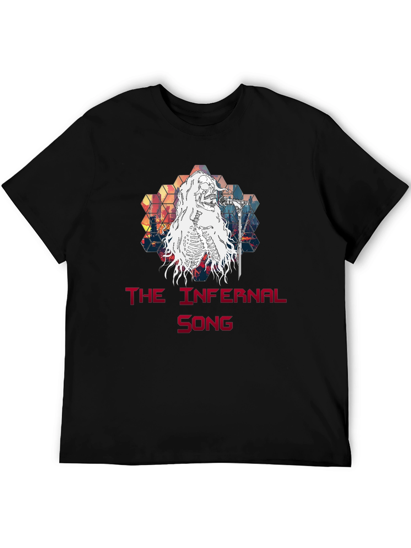 The Infernal Song Skeleton Graphic T-Shirt