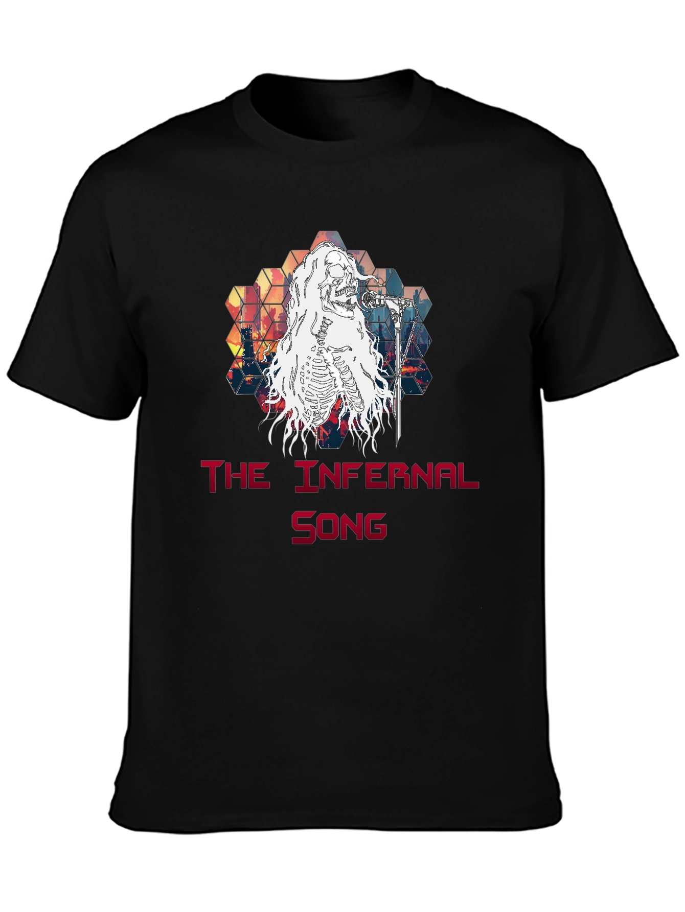 The Infernal Song Skeleton Graphic T-Shirt