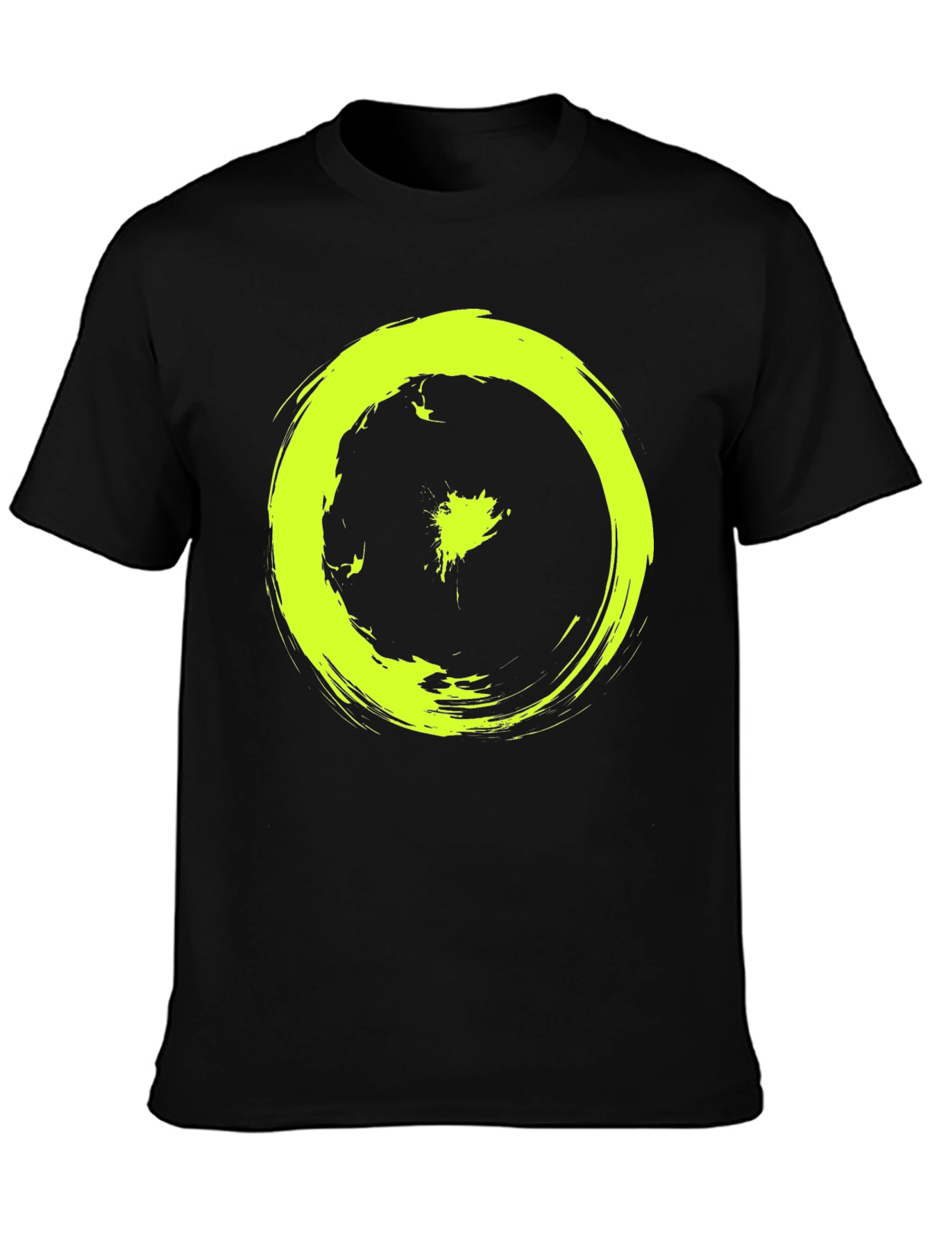 Enso Circle Graphic Tee - Black Casual Shirt