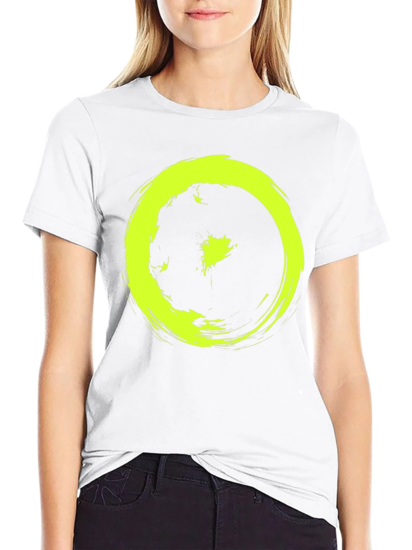 Enso Circle Graphic Tee - Black Casual Shirt