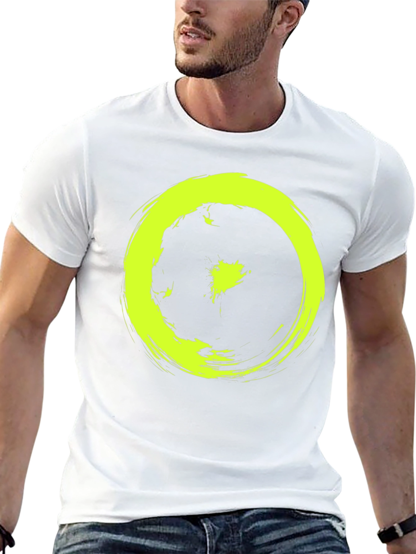 Enso Circle Graphic Tee - Black Casual Shirt