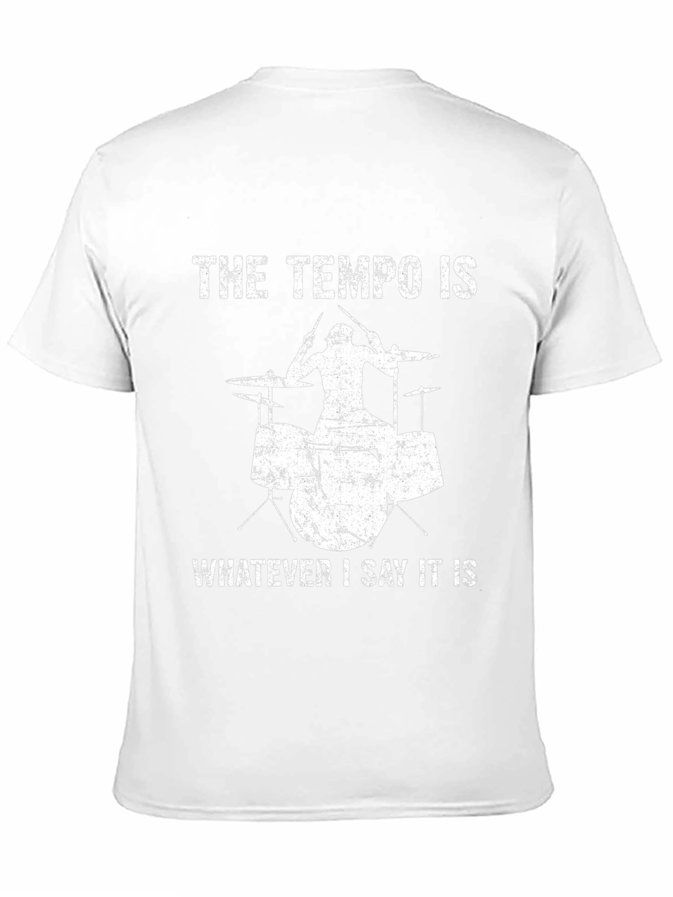 Drummer Tempo T-Shirt - Funny Music Tee