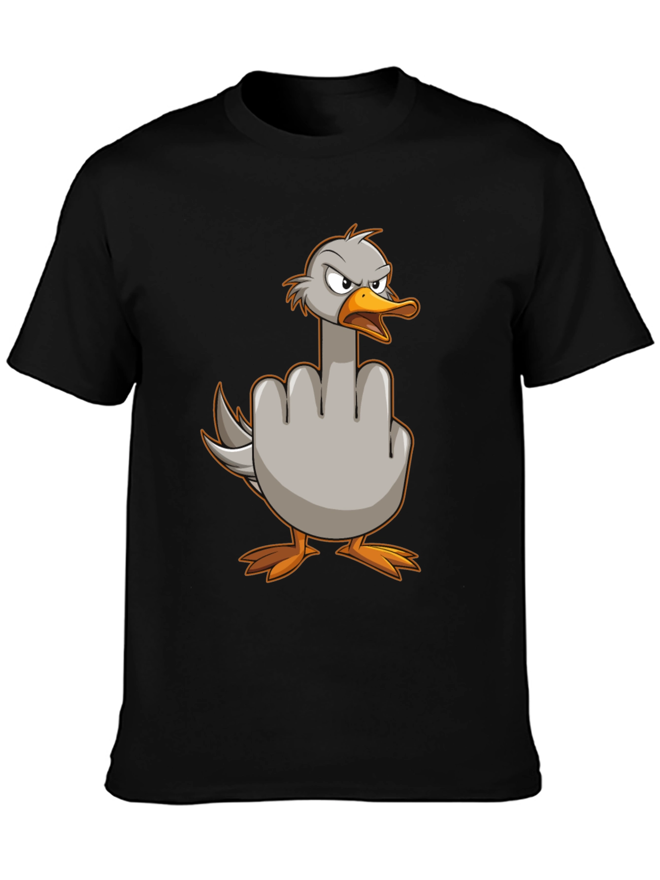 Duck Giving the Finger T-Shirt