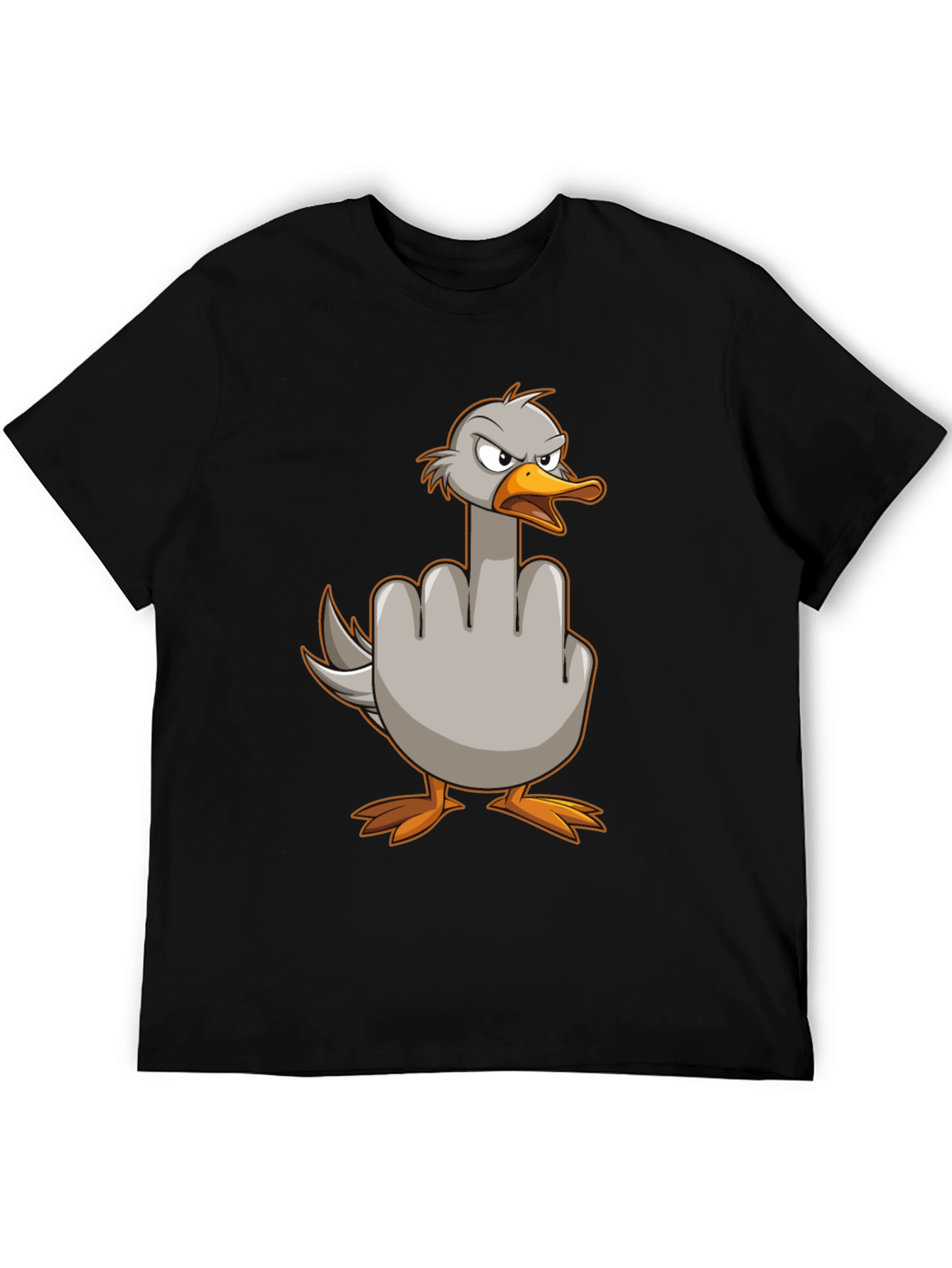 Duck Giving the Finger T-Shirt