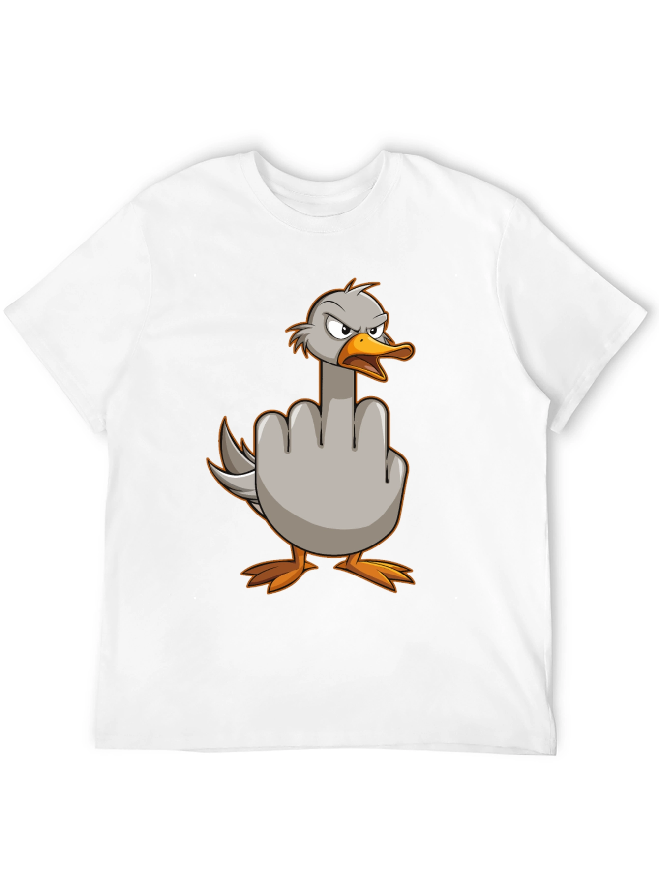 Duck Giving the Finger T-Shirt