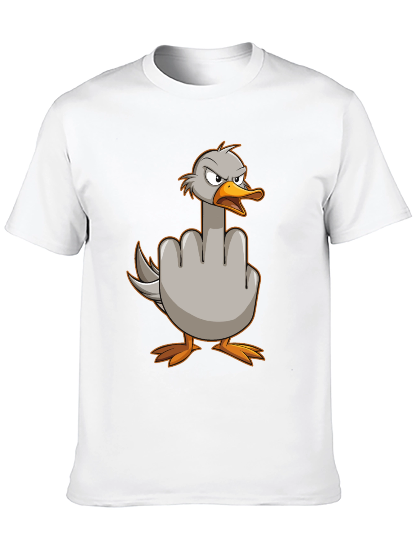 Duck Giving the Finger T-Shirt