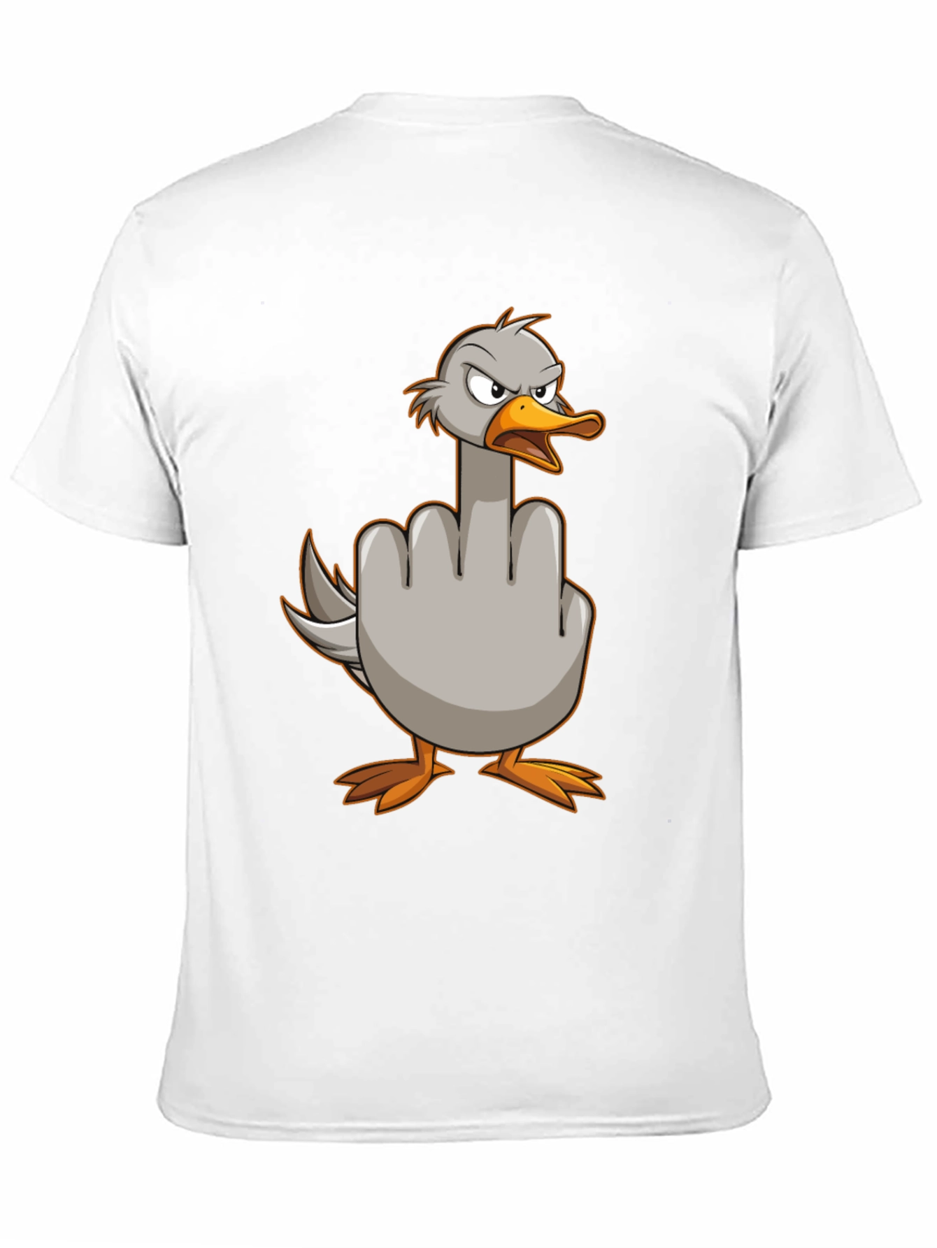 Duck Giving the Finger T-Shirt