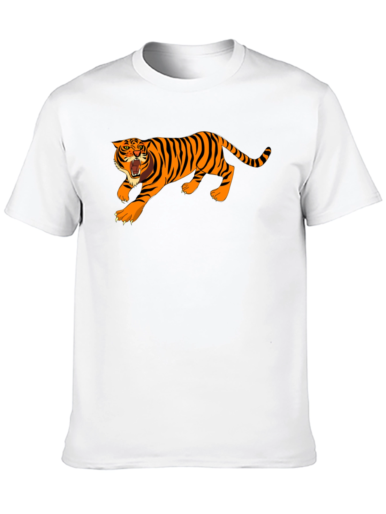 Black Tiger Graphic Tee - Bold Style