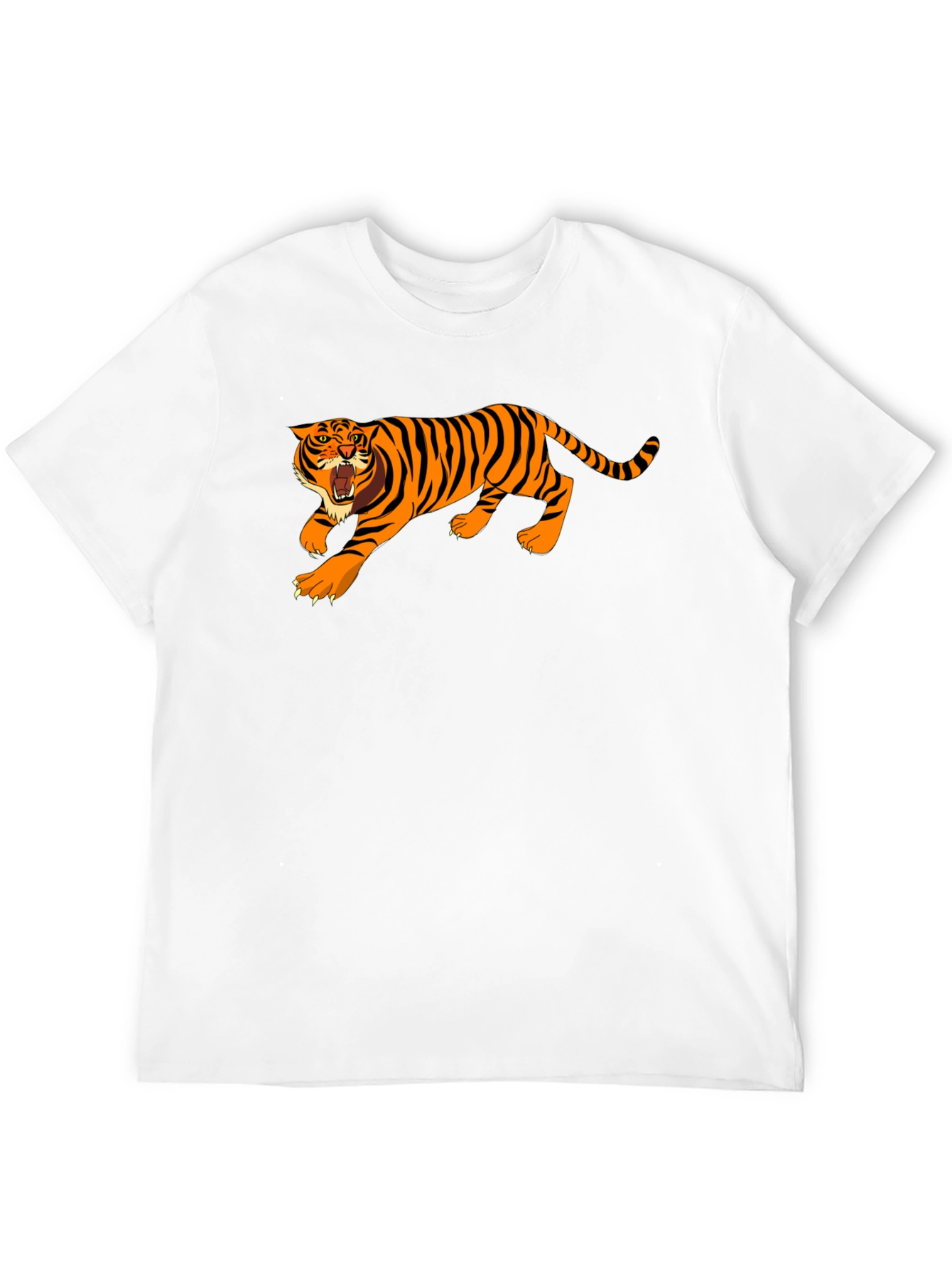 Black Tiger Graphic Tee - Bold Style