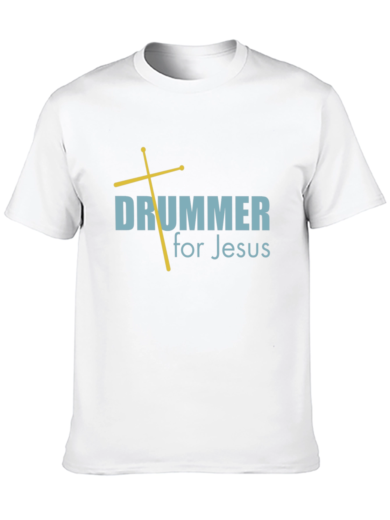 Drummer for Jesus T-Shirt - Black Religious Tee