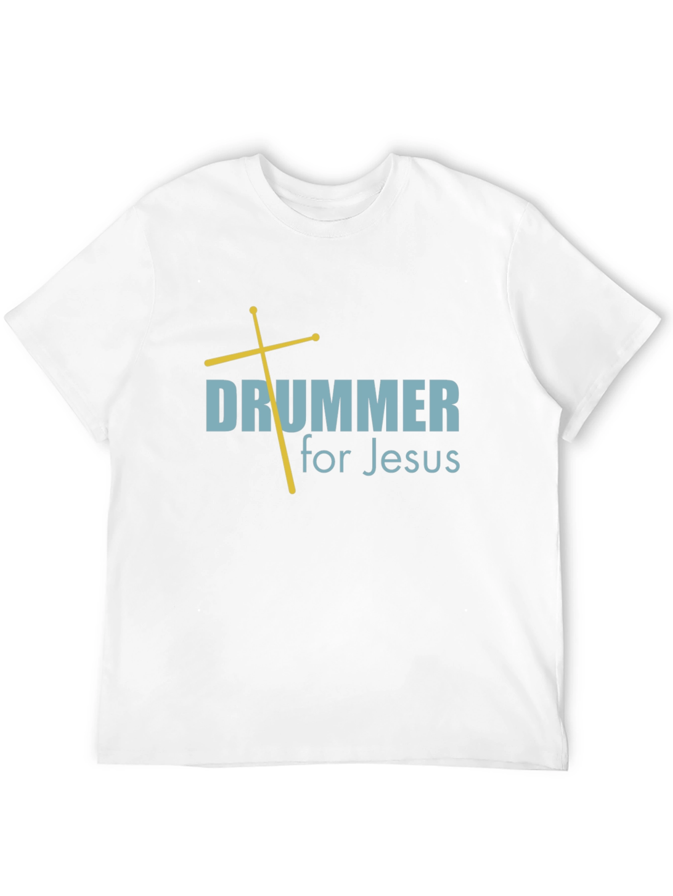 Drummer for Jesus T-Shirt - Black Religious Tee