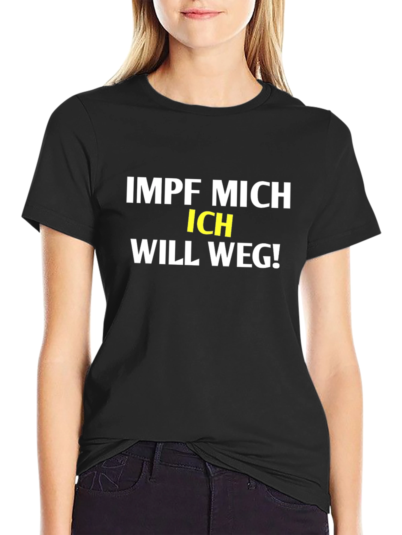 IMPF MICH ICH WILL WEG! T-Shirt