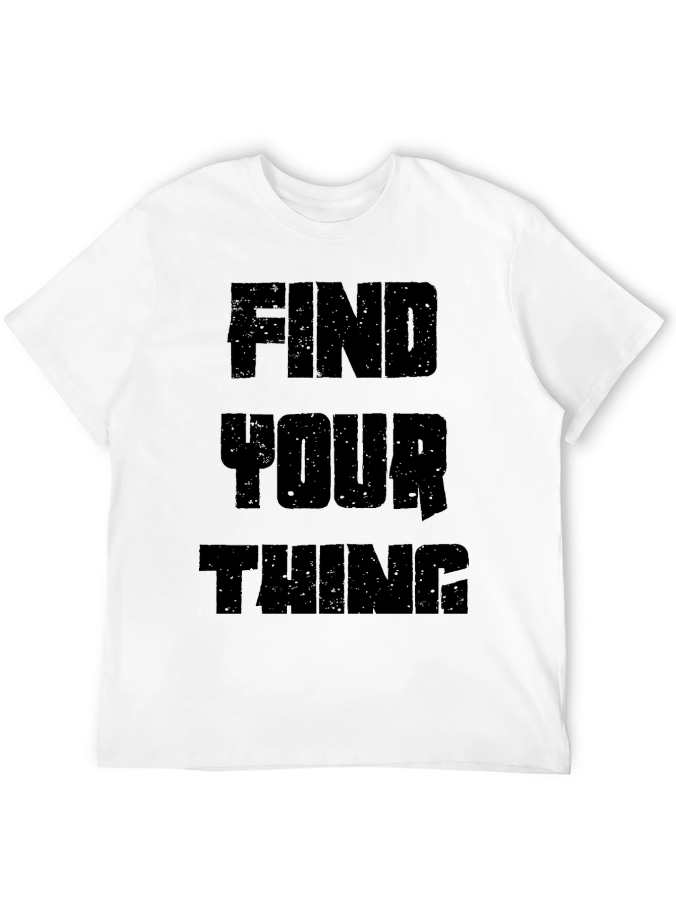 Find Your Thing Black Graphic Tee