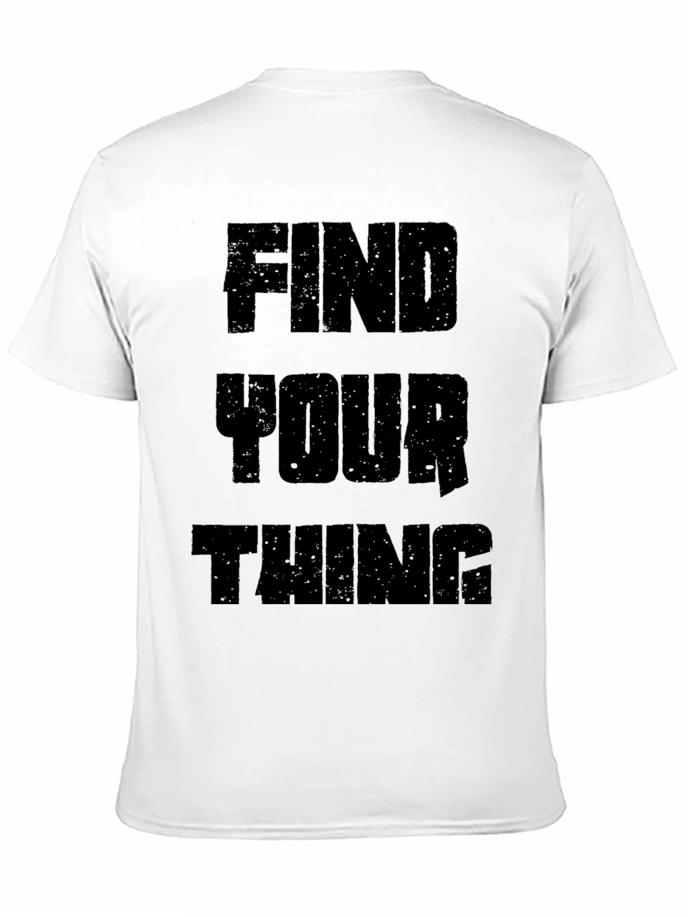 Find Your Thing Black Graphic Tee