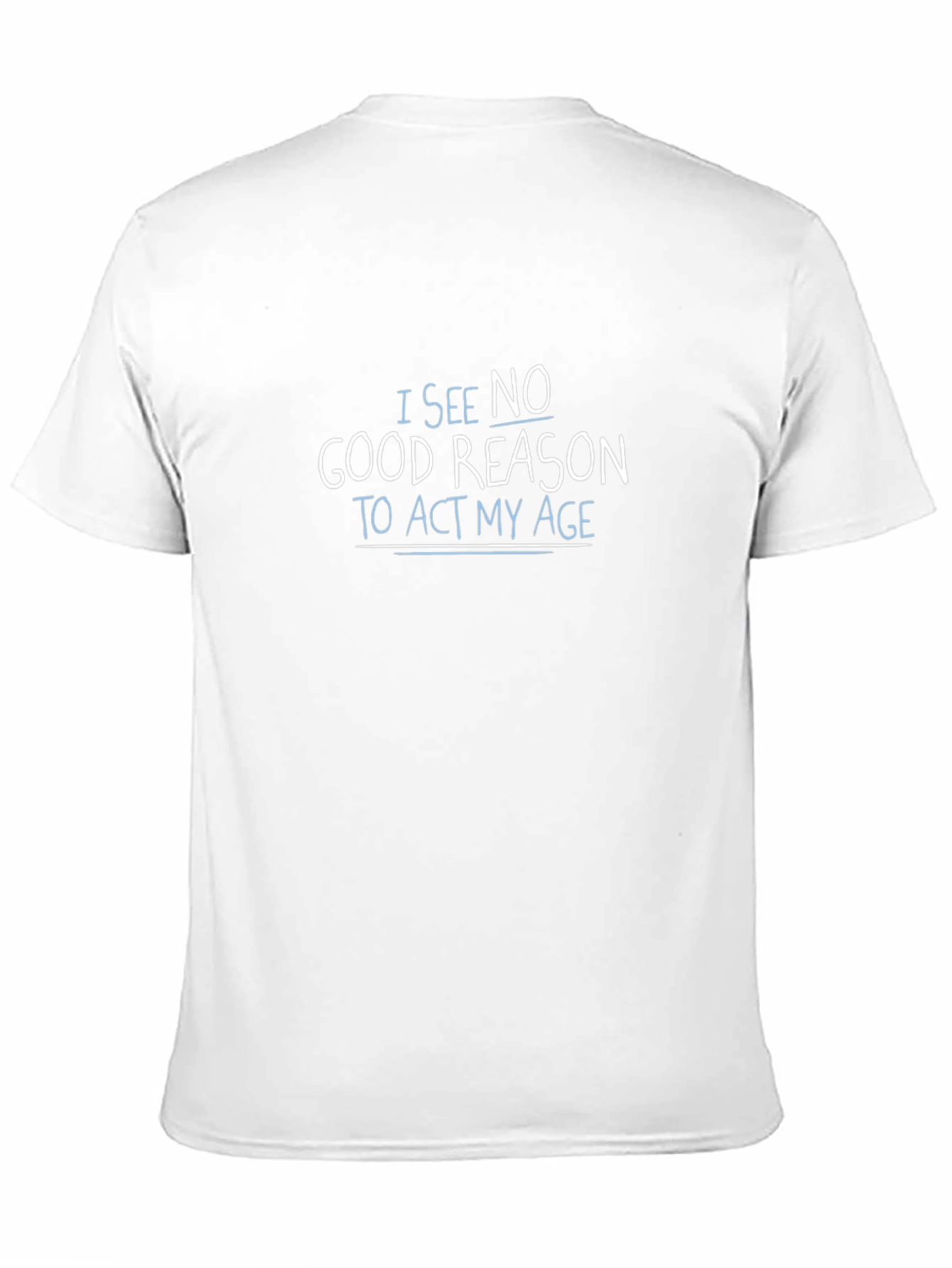 Humorous Act My Age Black T-Shirt